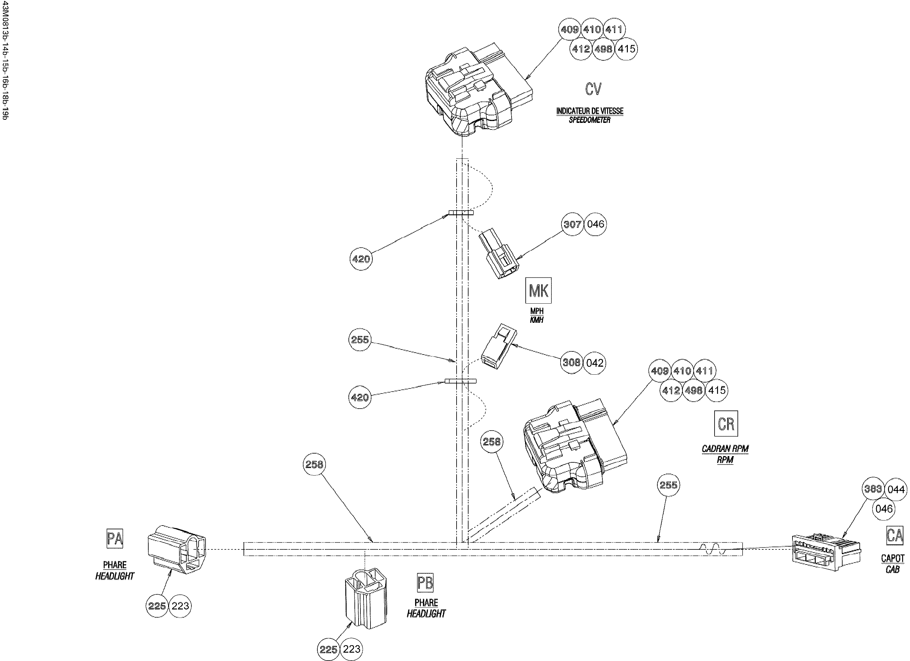 Electrical Harness Hood, EUR