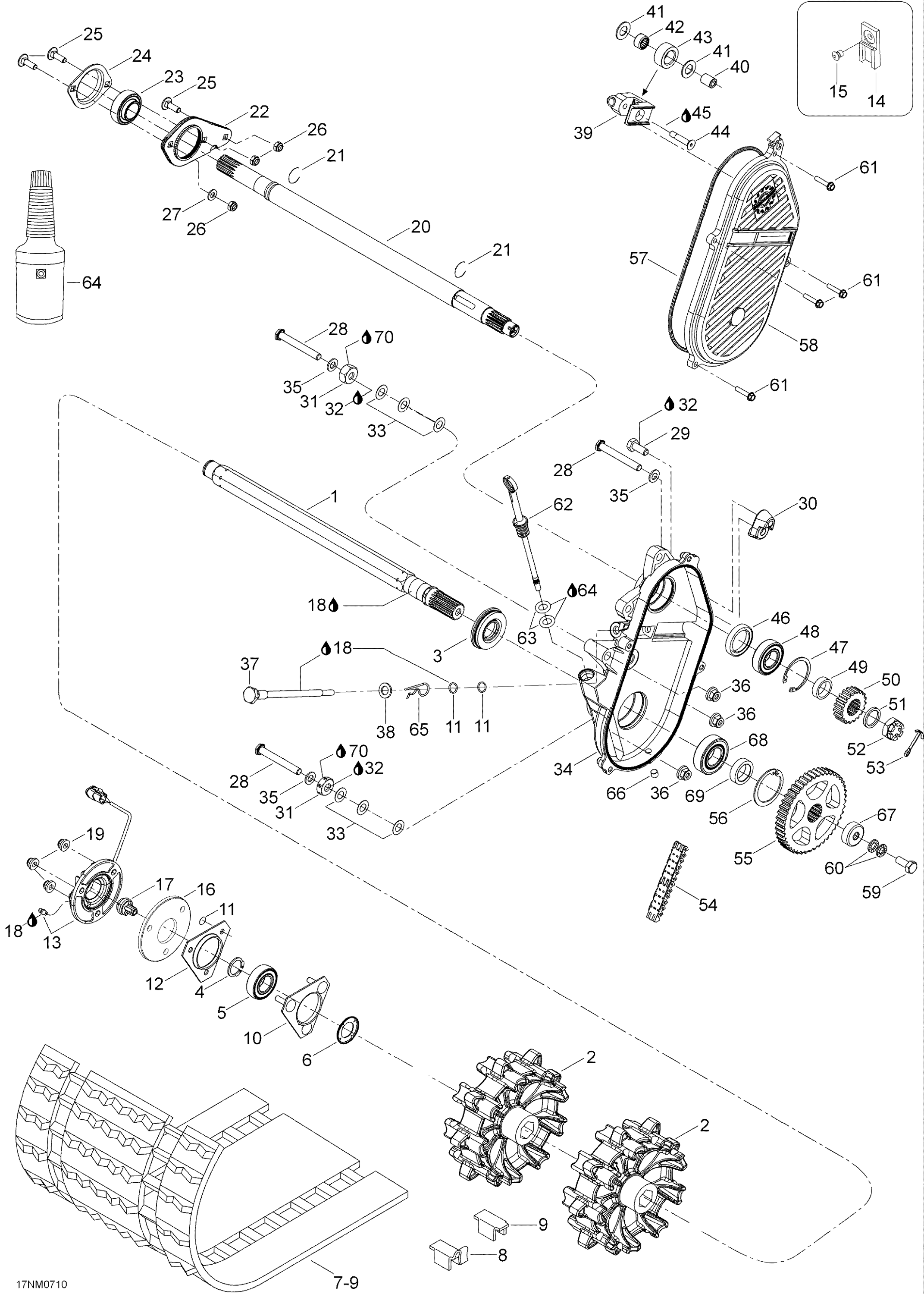 Drive Axle And Track