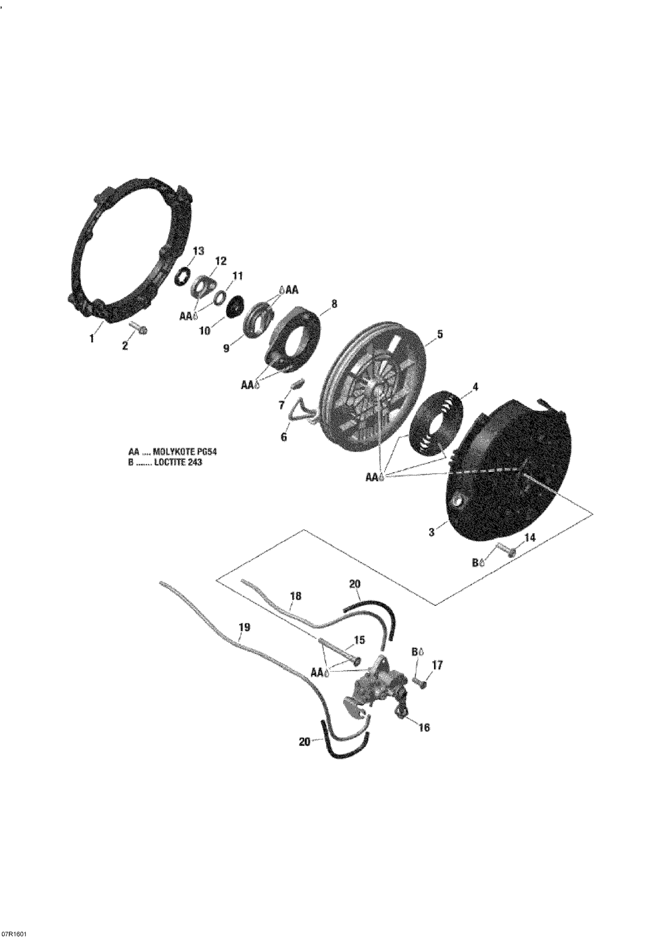 Rewind Starter And Oil Pump _06R1545