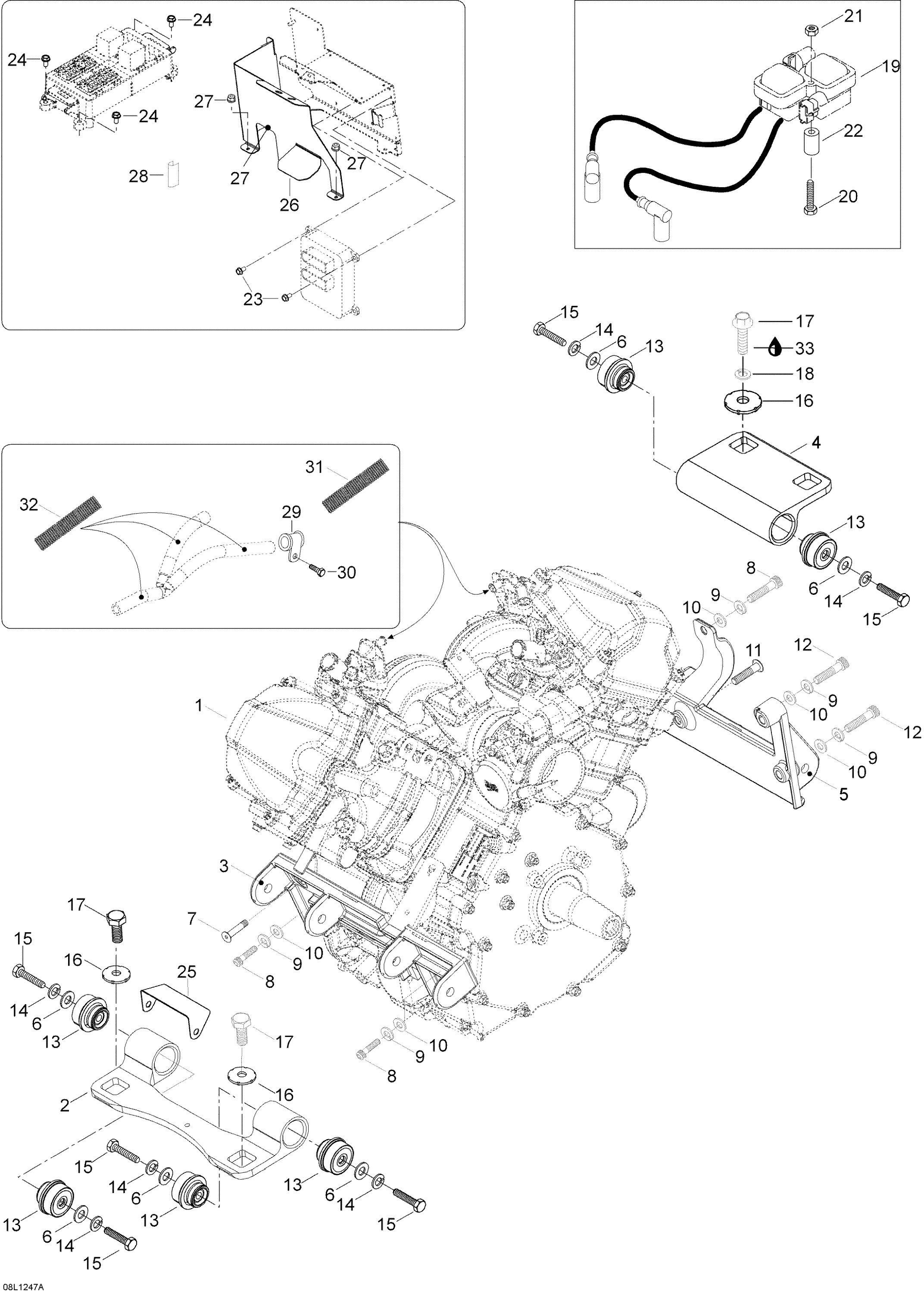 Engine And Engine Support