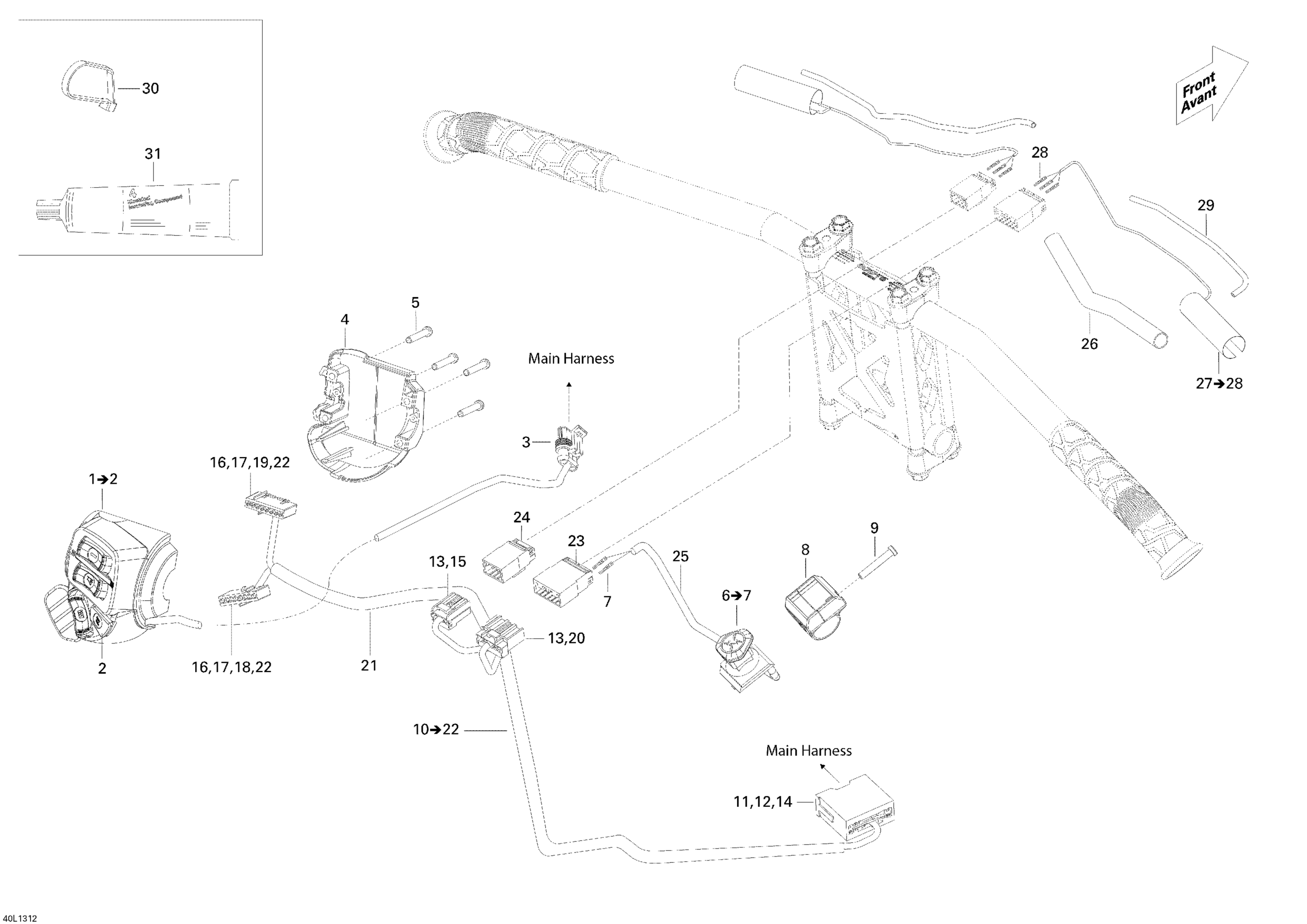 Steering Wiring Harness