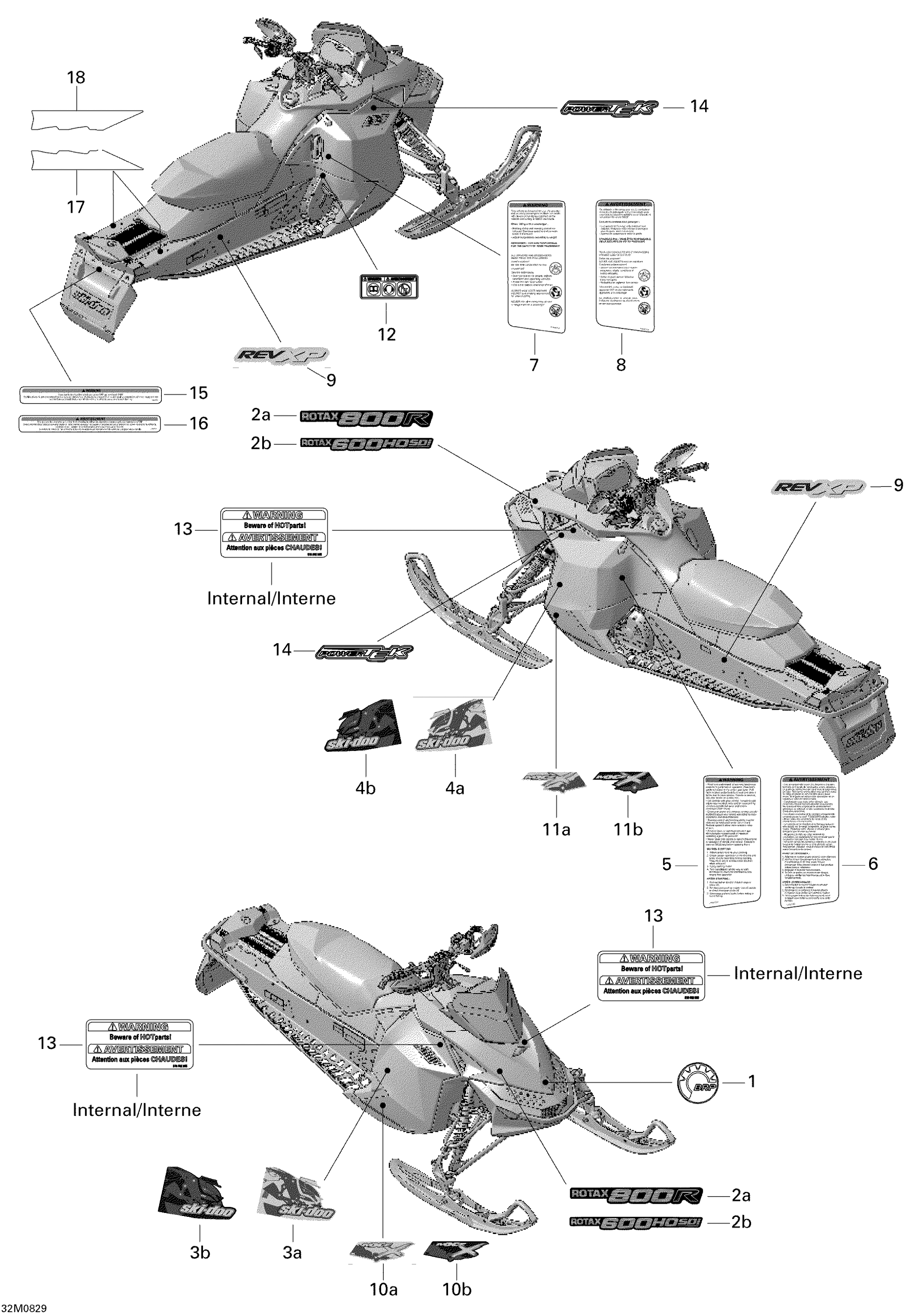 Decals 600HO SDI