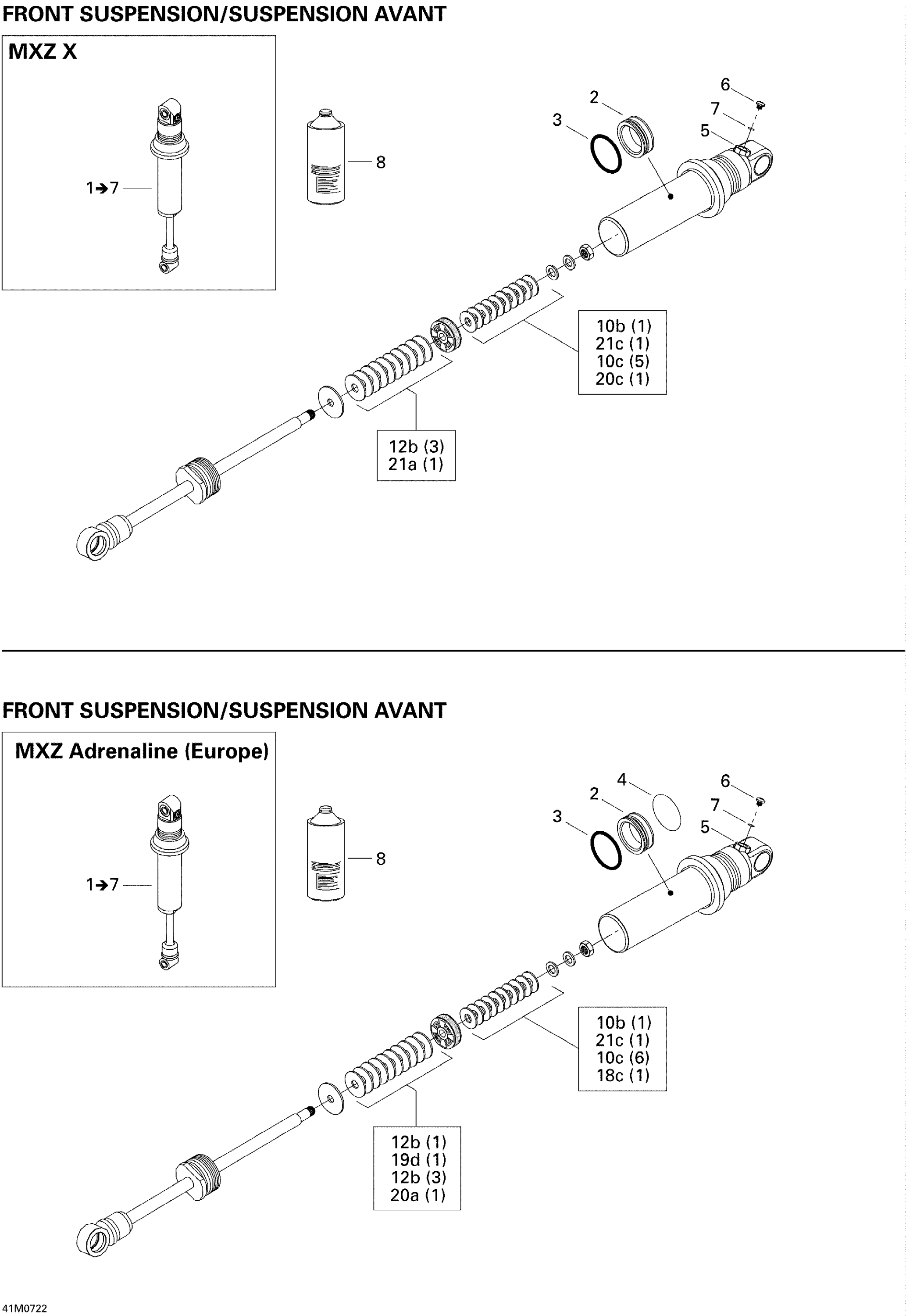 Take Apart Shock, Front ADR