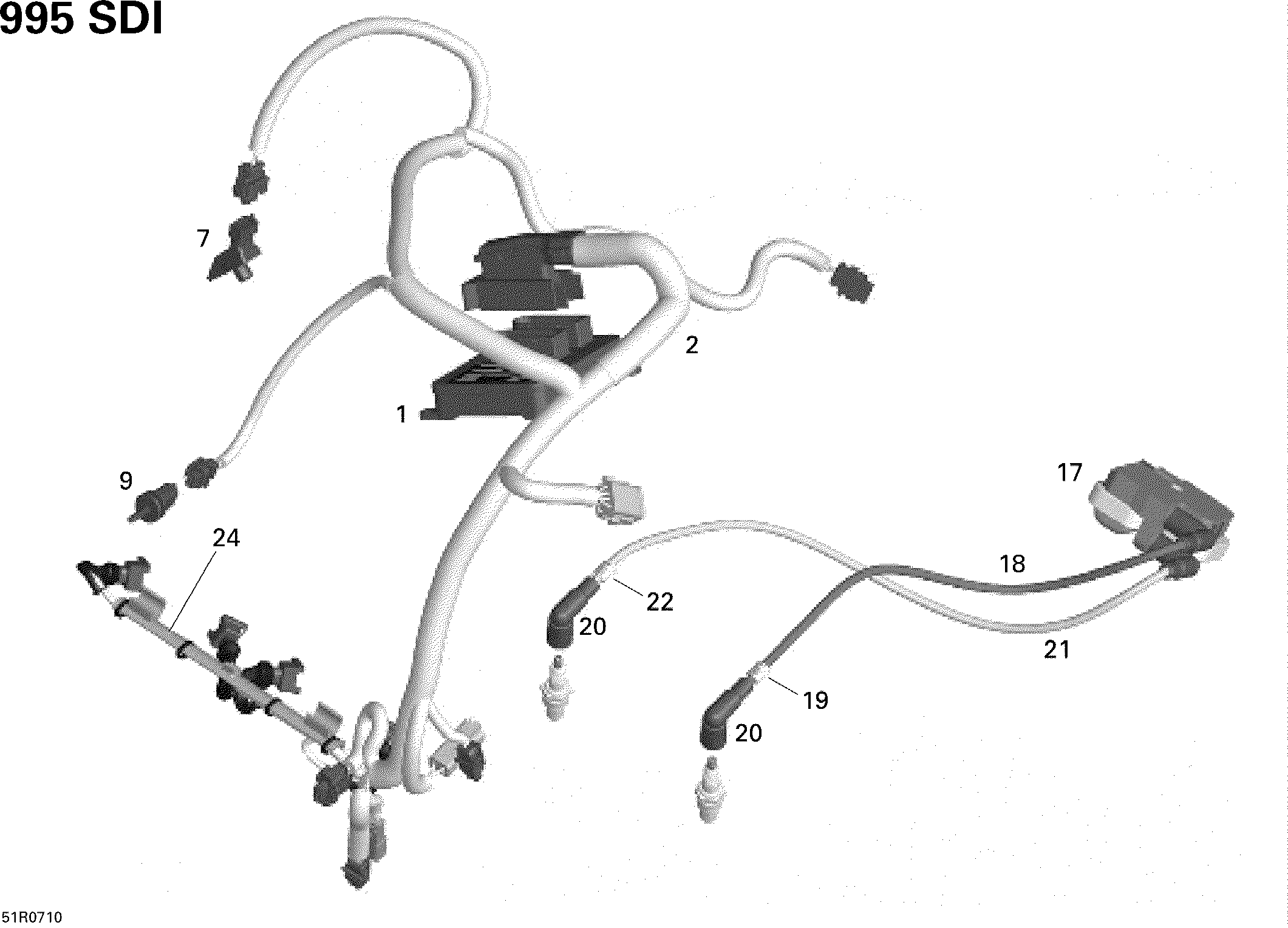 Engine Harness And Electronic Module, HM C/U, HMX