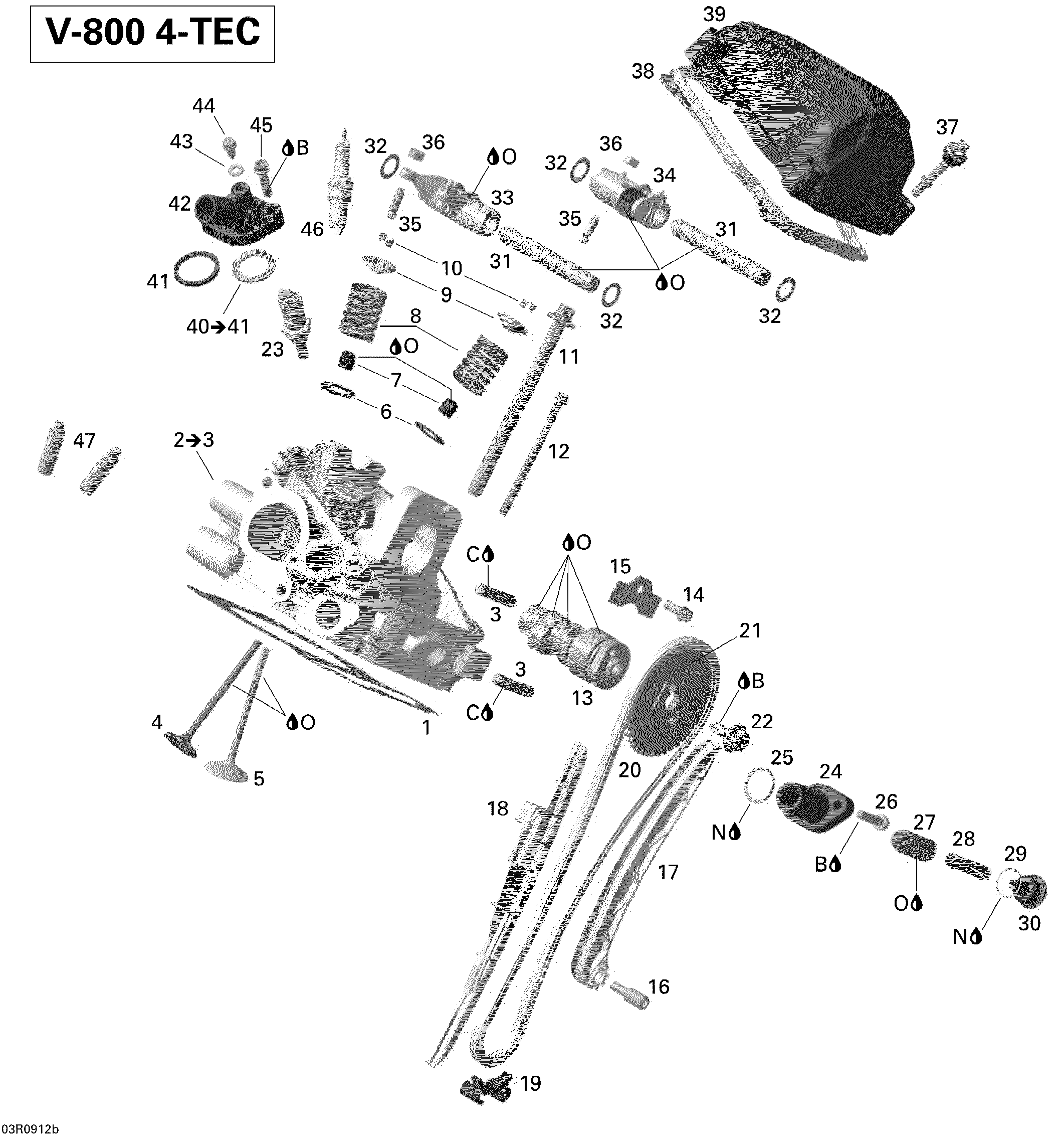 Cylinder Head, Rear