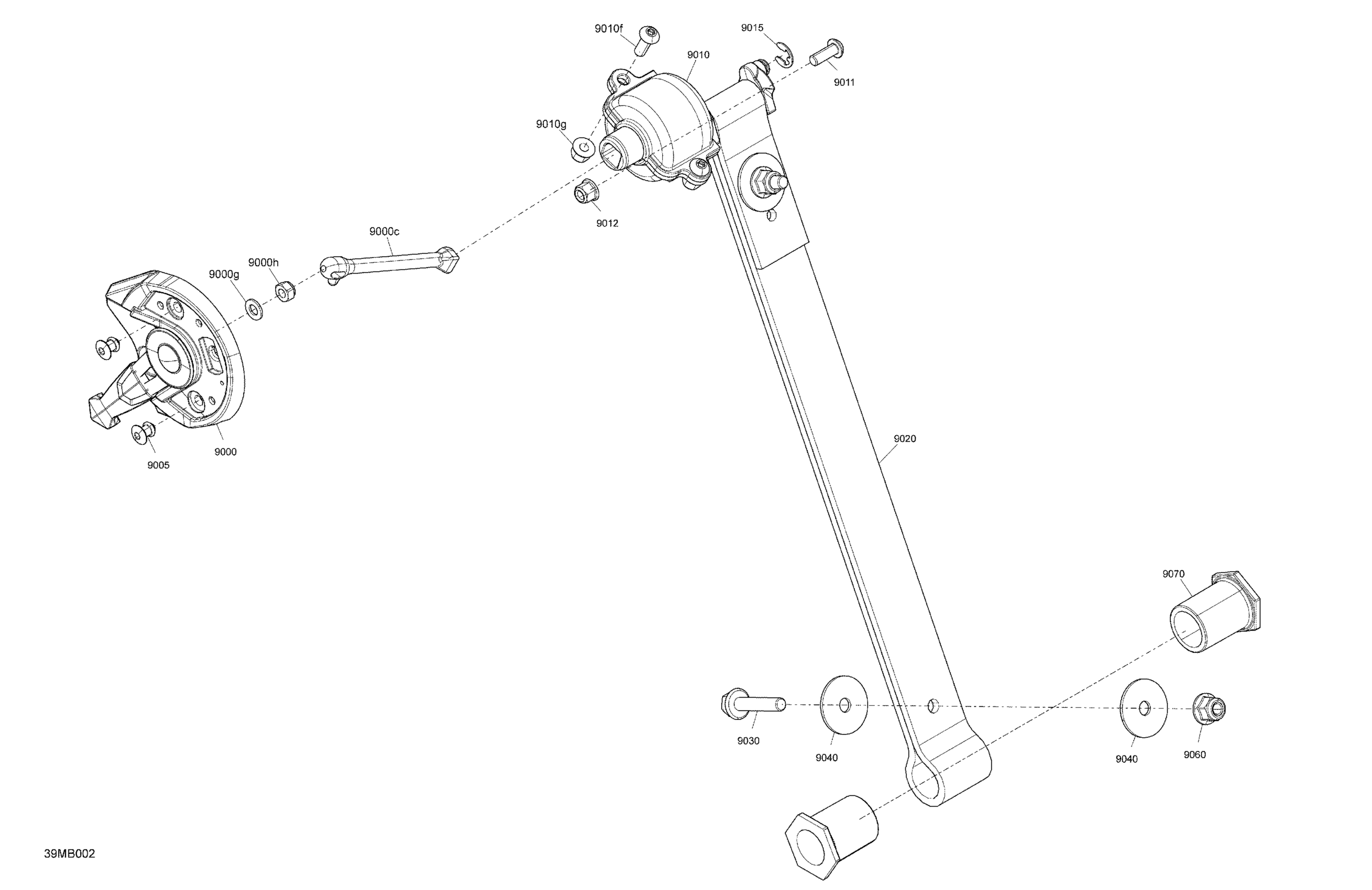 Схема узла: Suspension - Strap Limiter