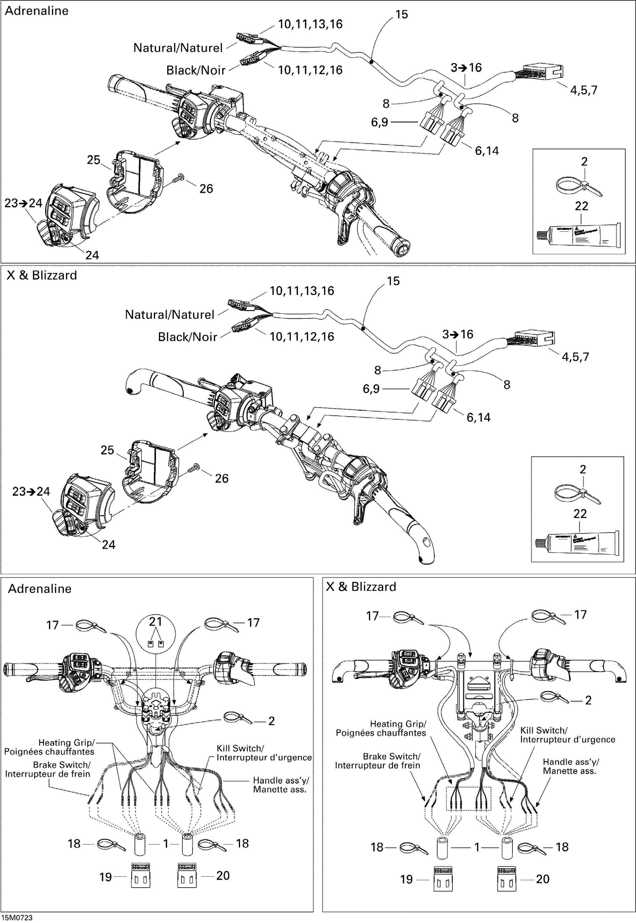 Steering Wiring Harness X, BLIZZARD