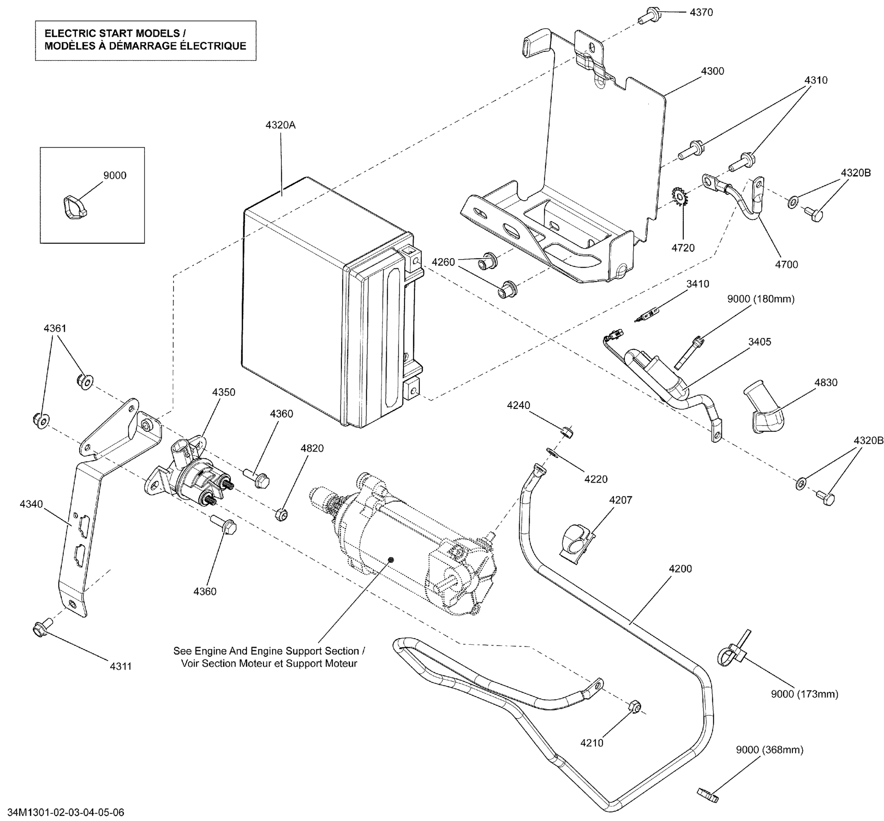 Battery And Starter