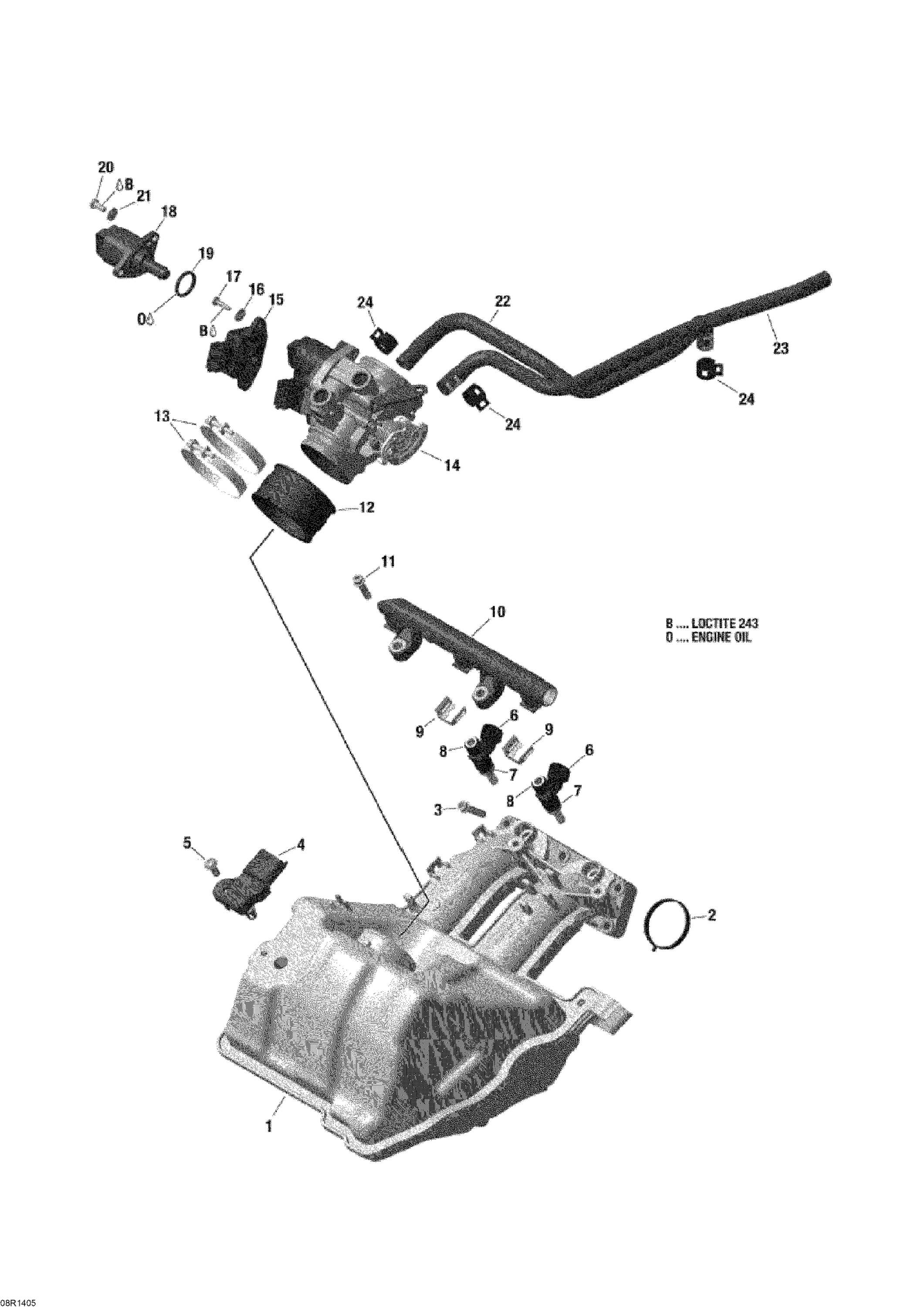 Air Intake Manifold And Throttle Body