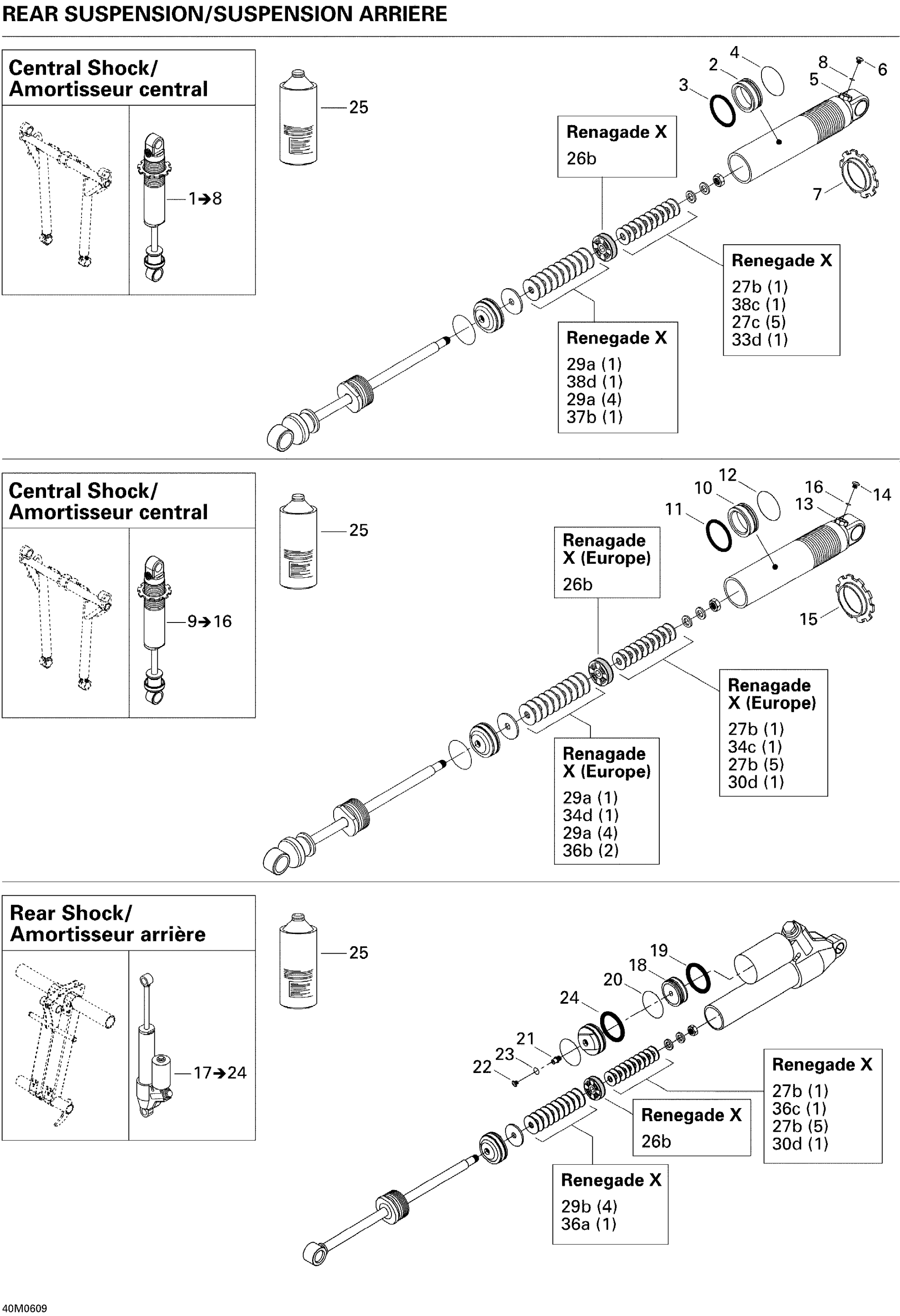 Take Apart Shock, Rear