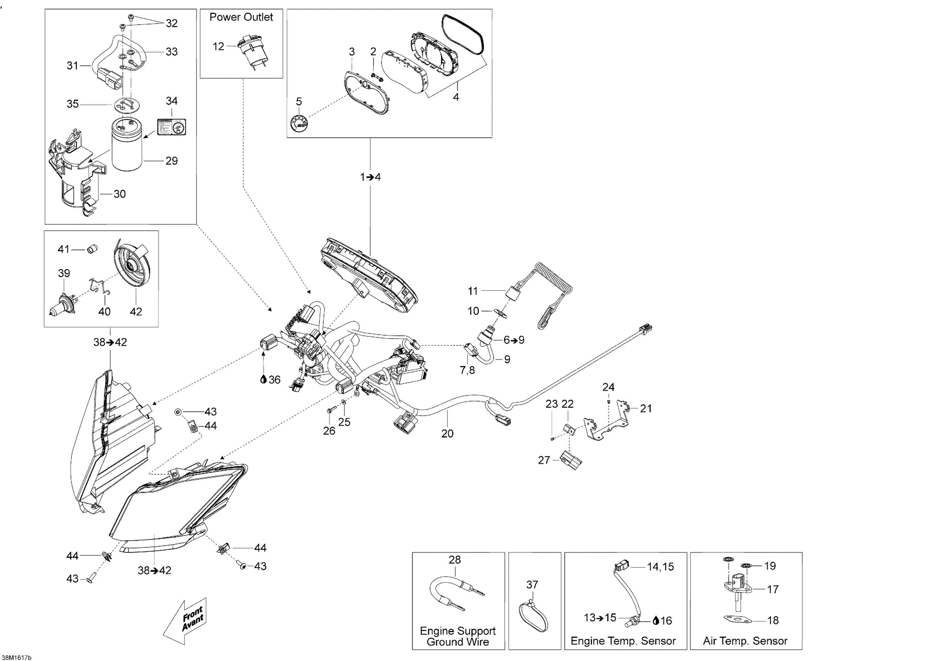 Схема узла: Electrical System _38M1549