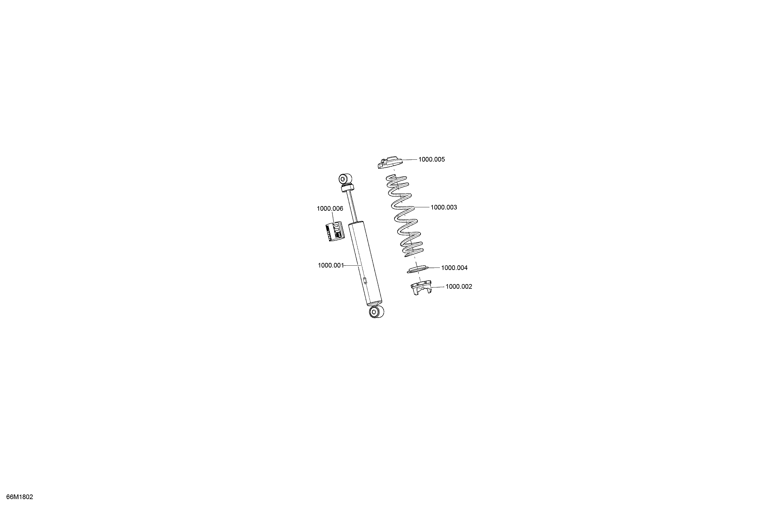 Front Shocks Grand Touring - 600HO E-TEC