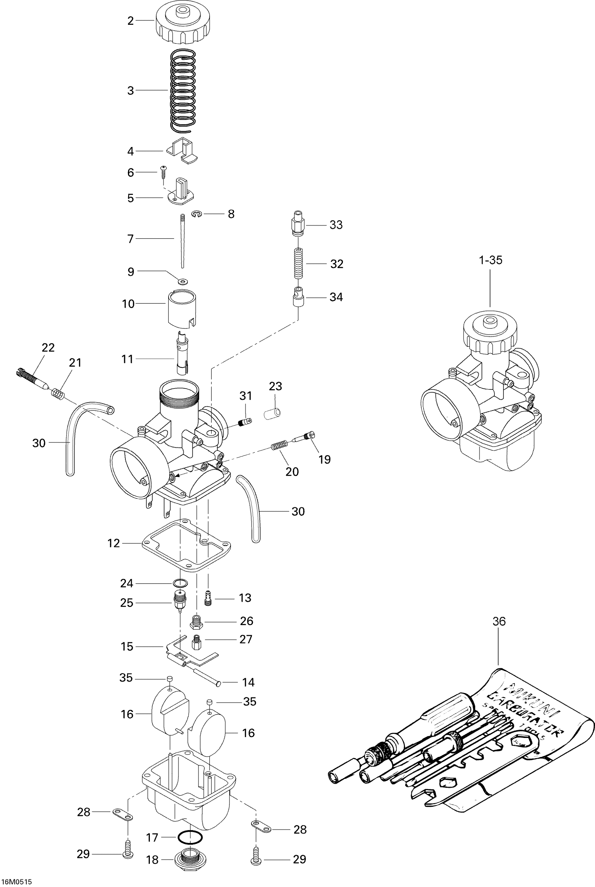 Схема узла: Carburetor