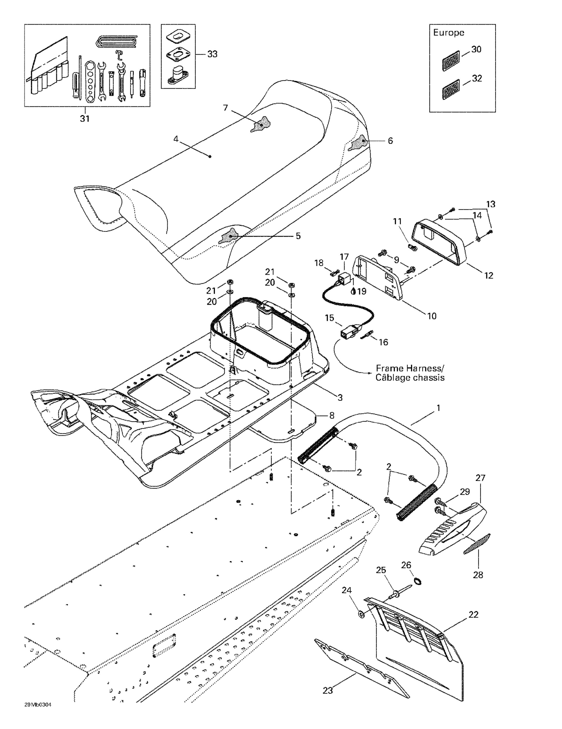 Схема узла: Seat And Accessories