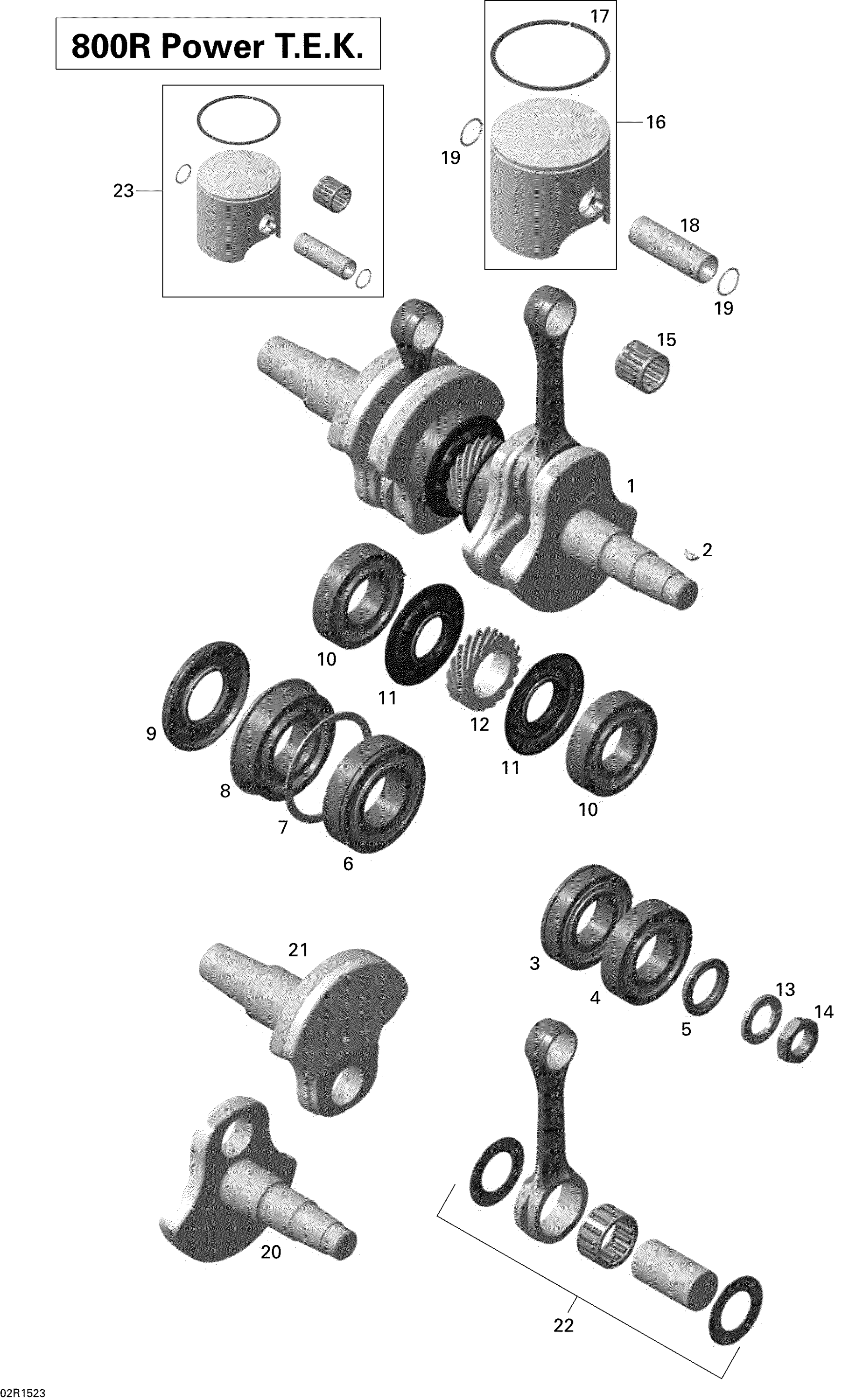 Crankshaft And Pistons