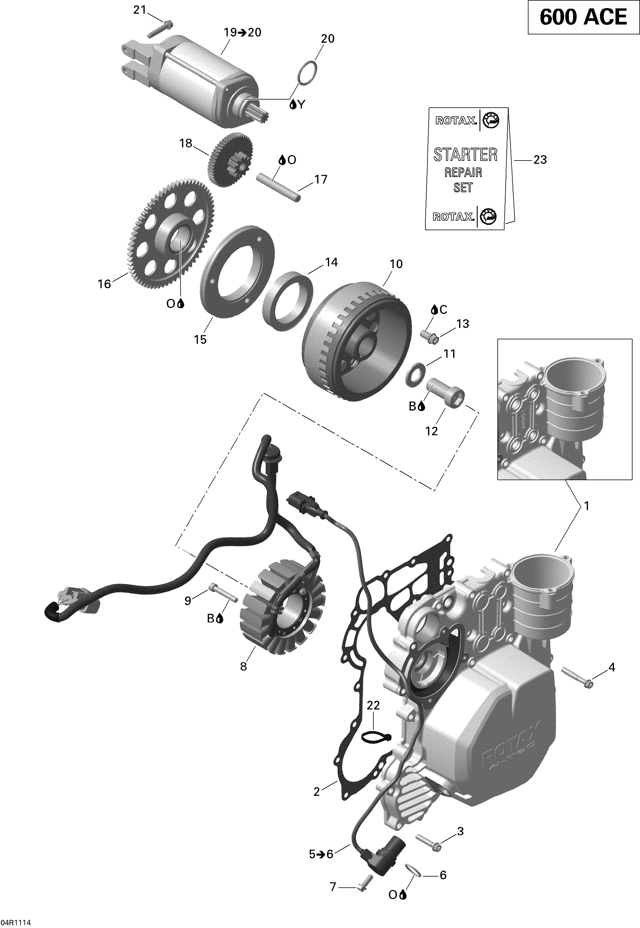 Magneto And Electric Starter Grand Touring