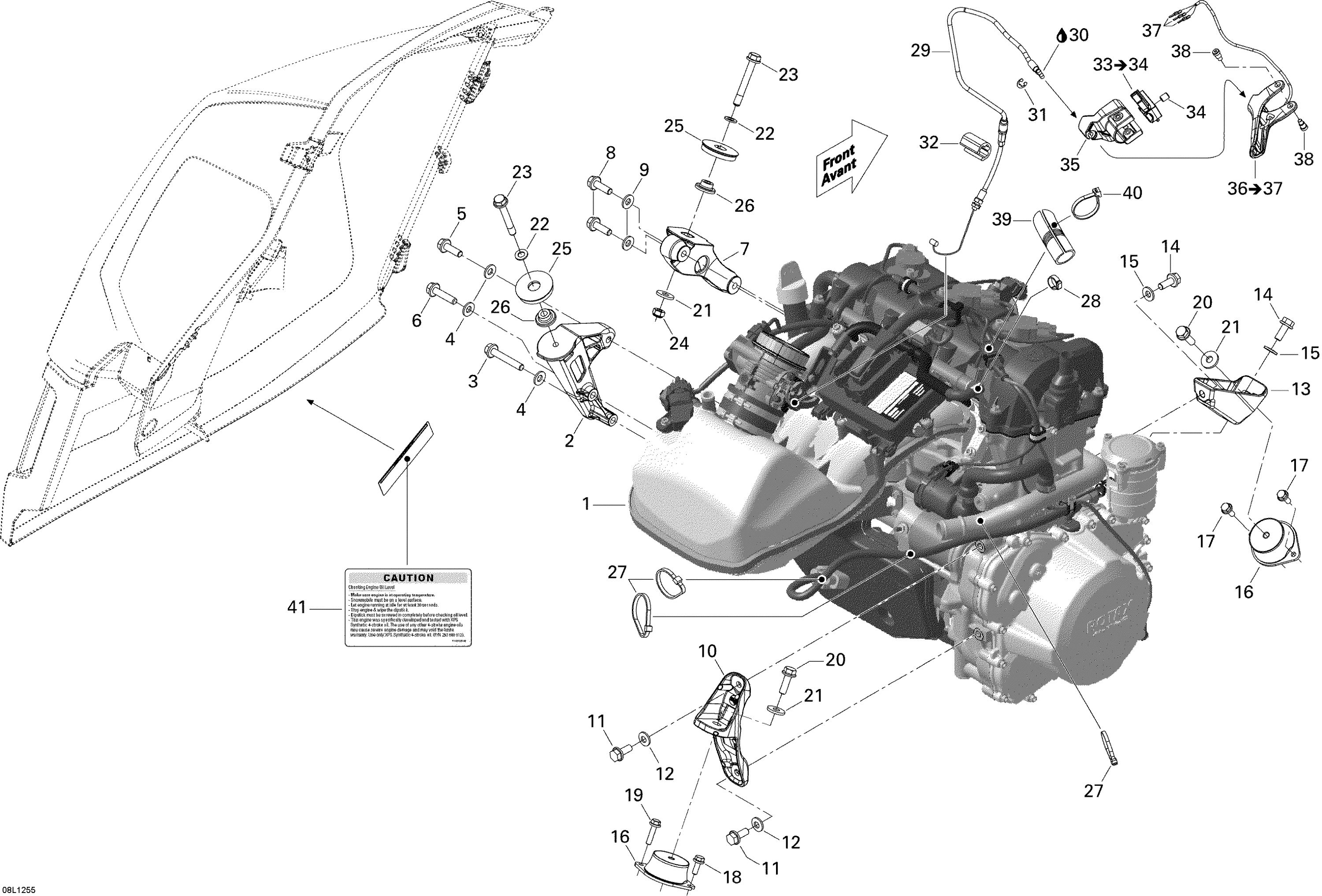 Engine And Engine Support