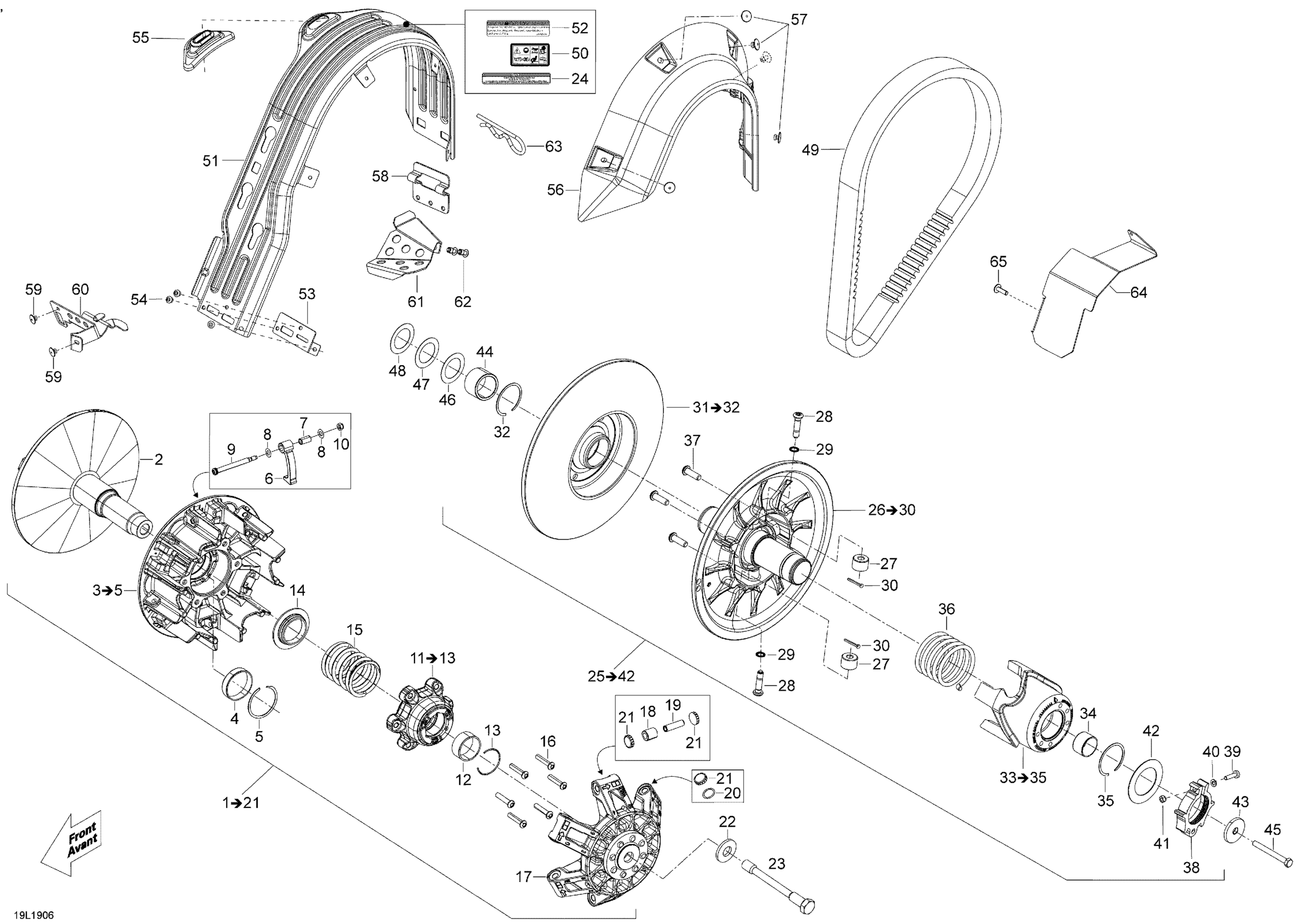 Pulley - 1200 4-TEC