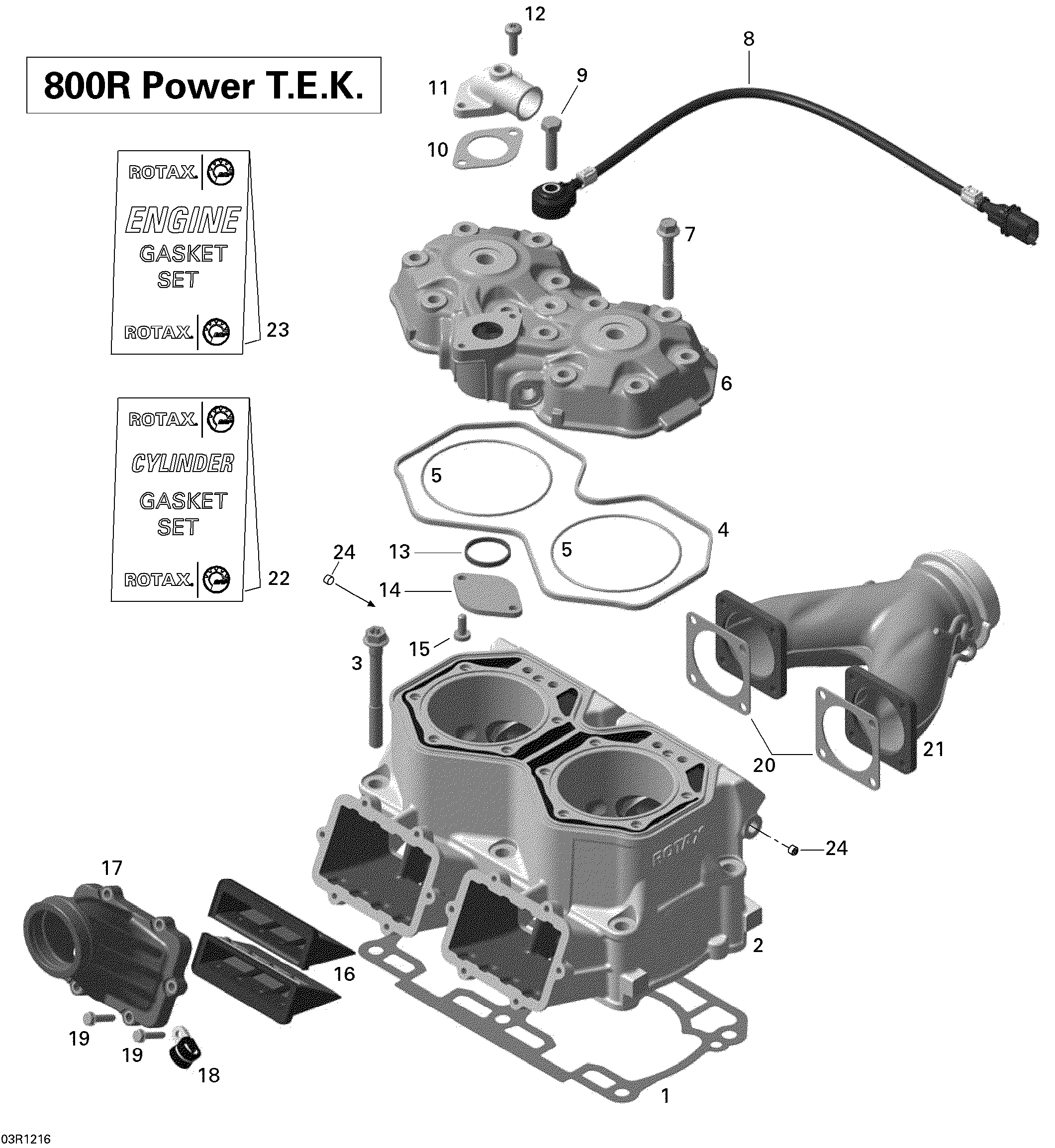 Схема узла: Cylinder and Cylinder Head