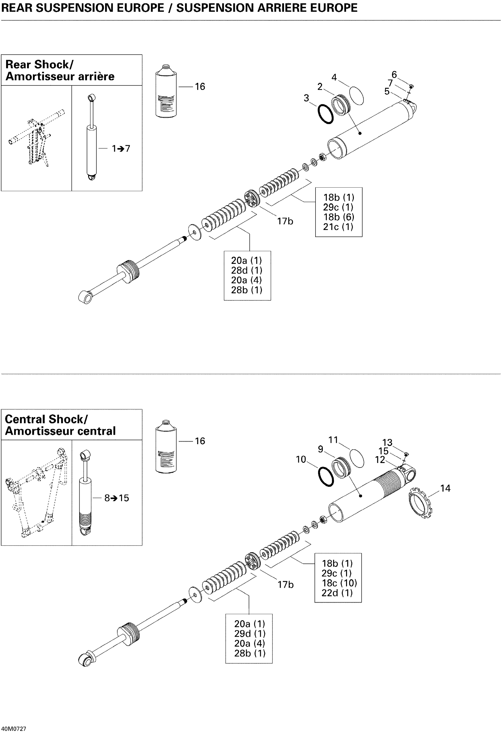 Take Apart Shock, Rear