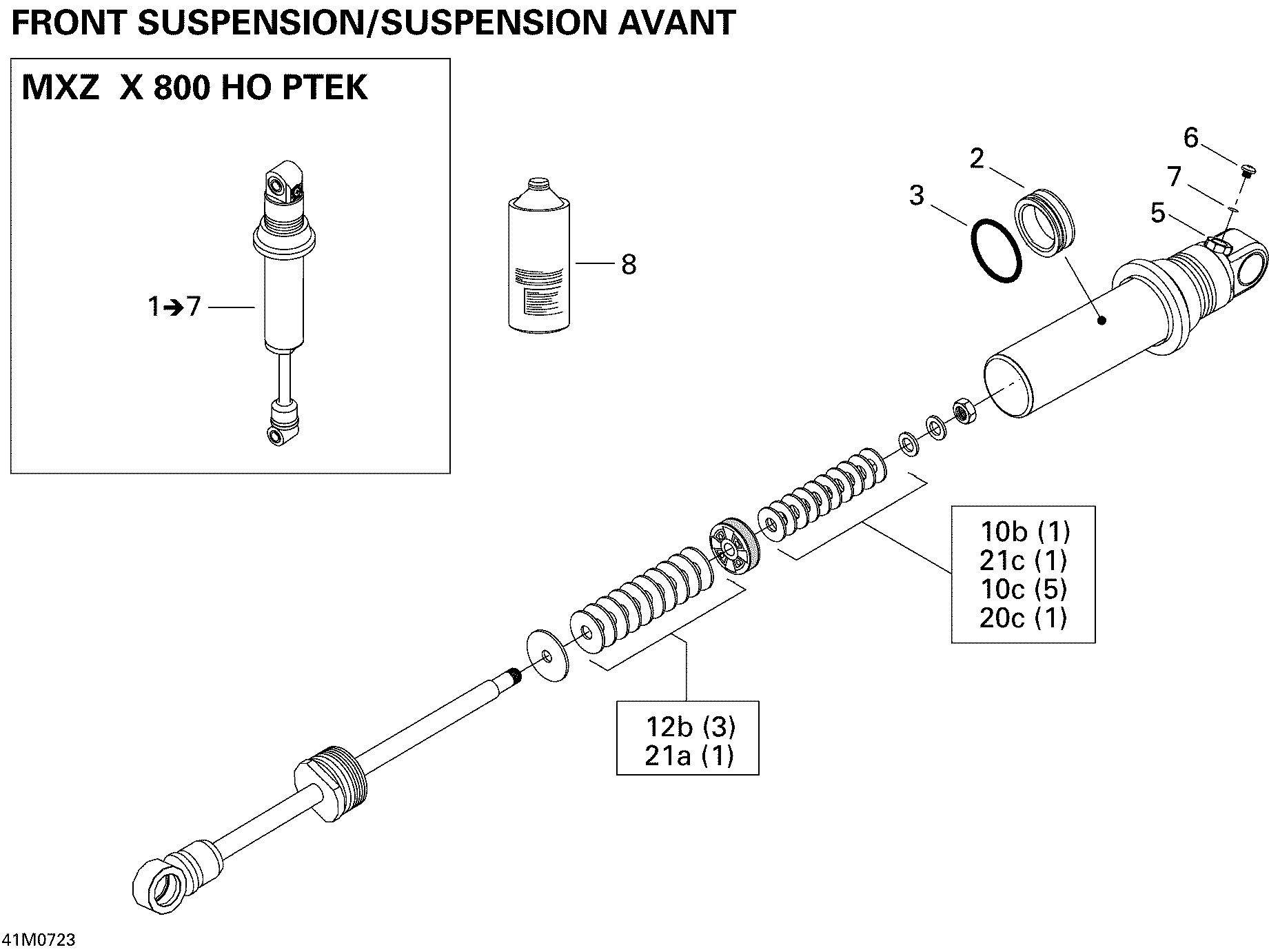 Take Apart Shock, Front X