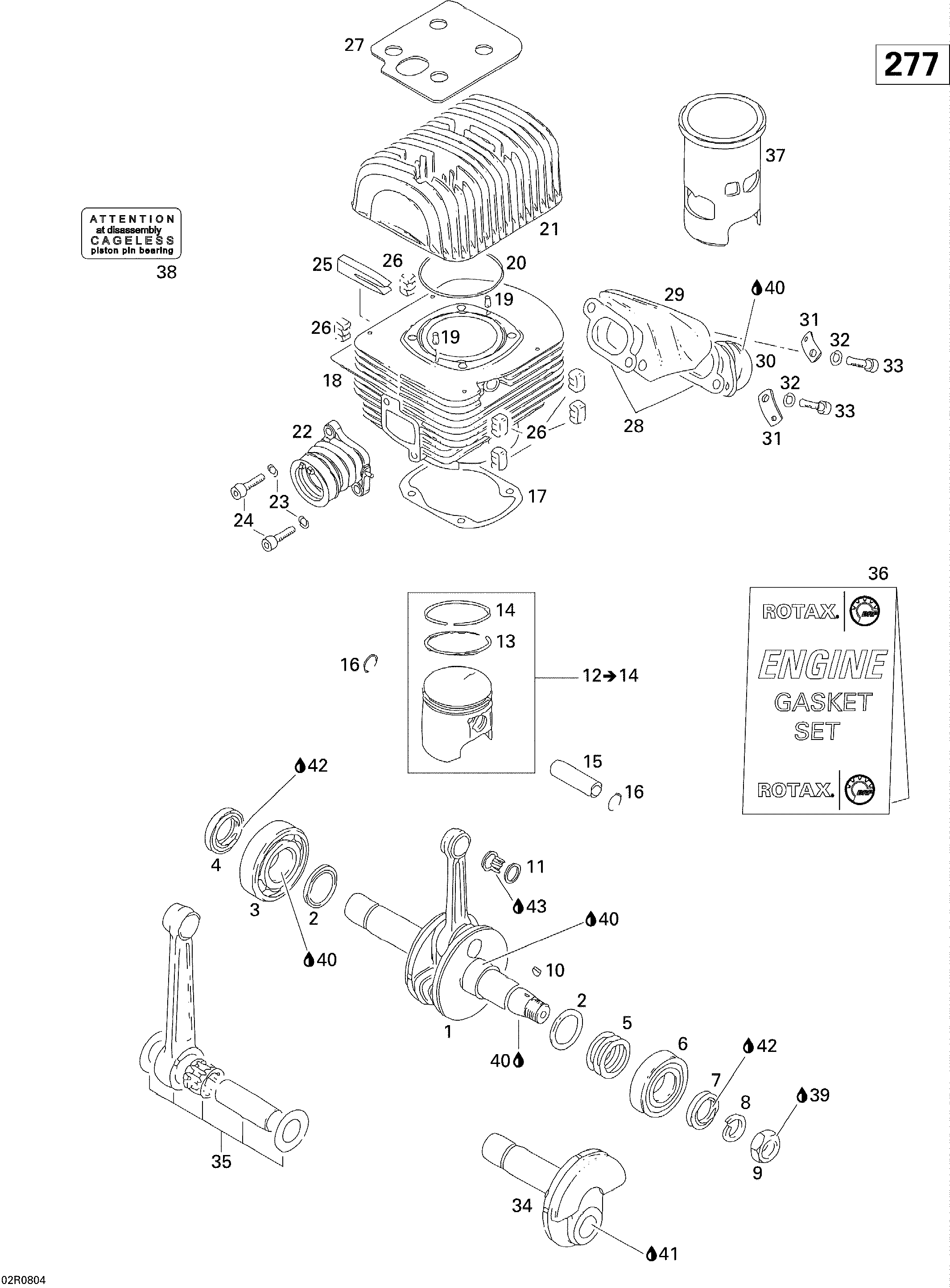 Crankshaft, Piston And Cylinder