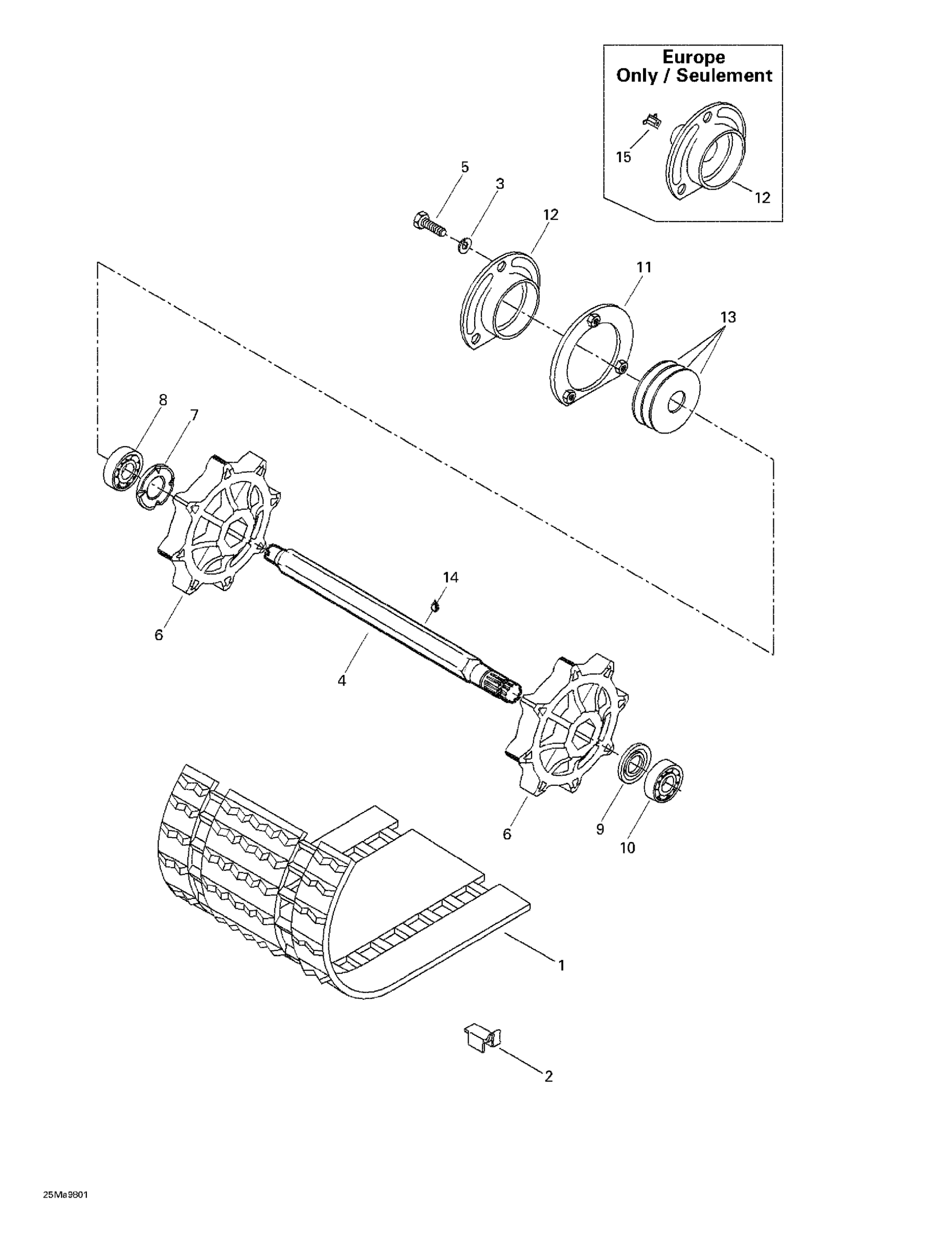 Drive Axle And Track