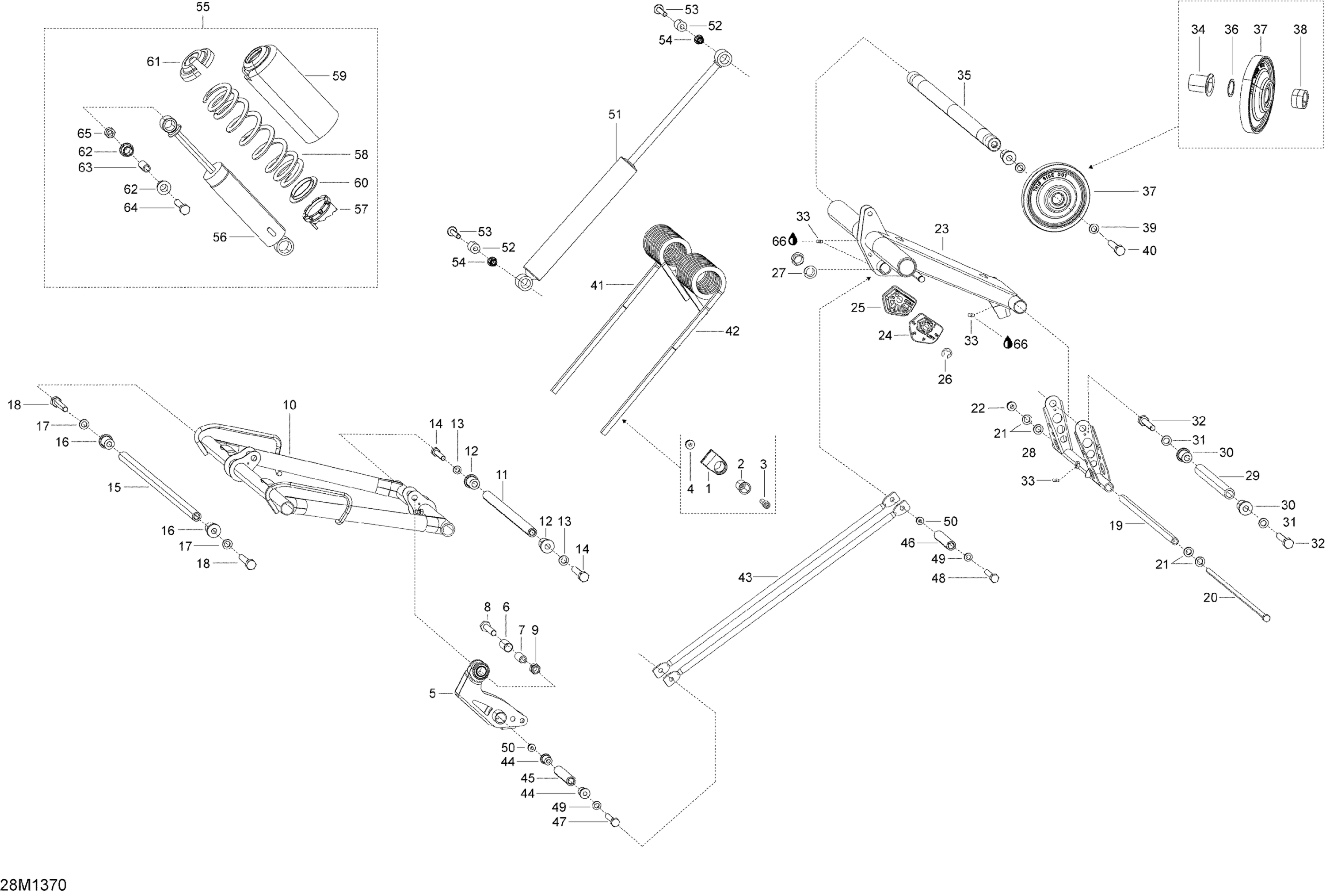 Схема узла: Rear Suspension