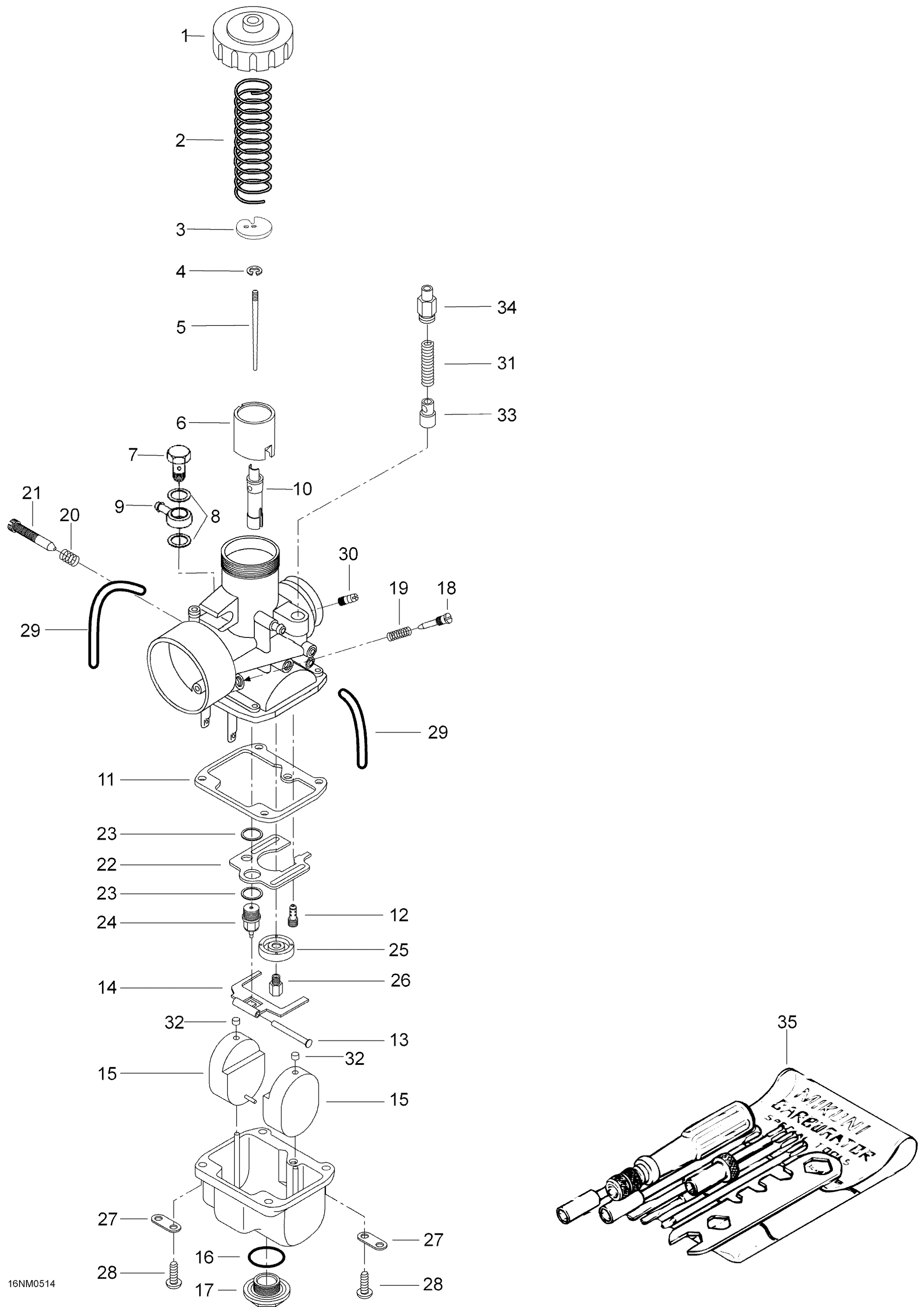 Схема узла: Carburetor