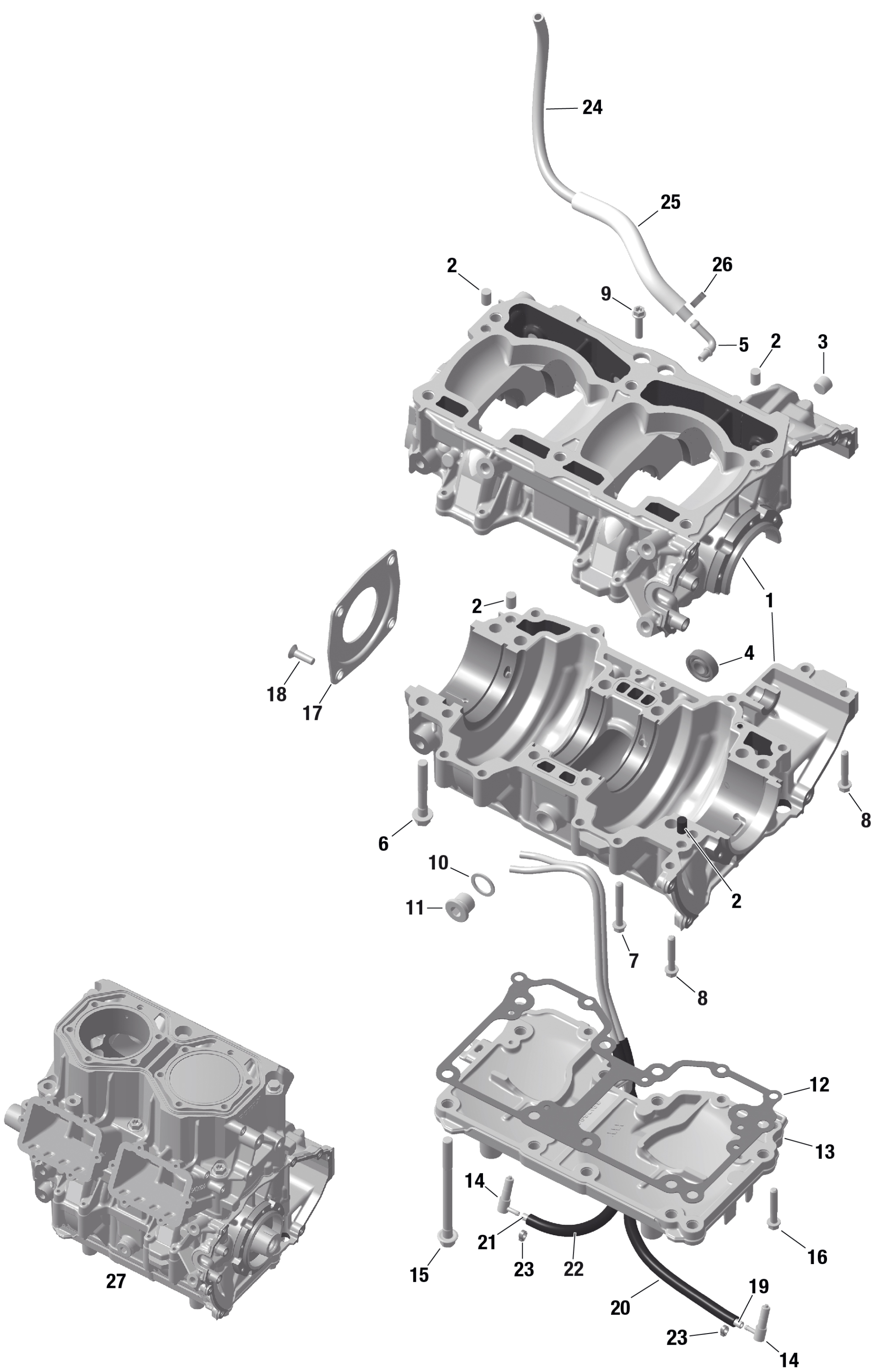 ROTAX - Crankcase