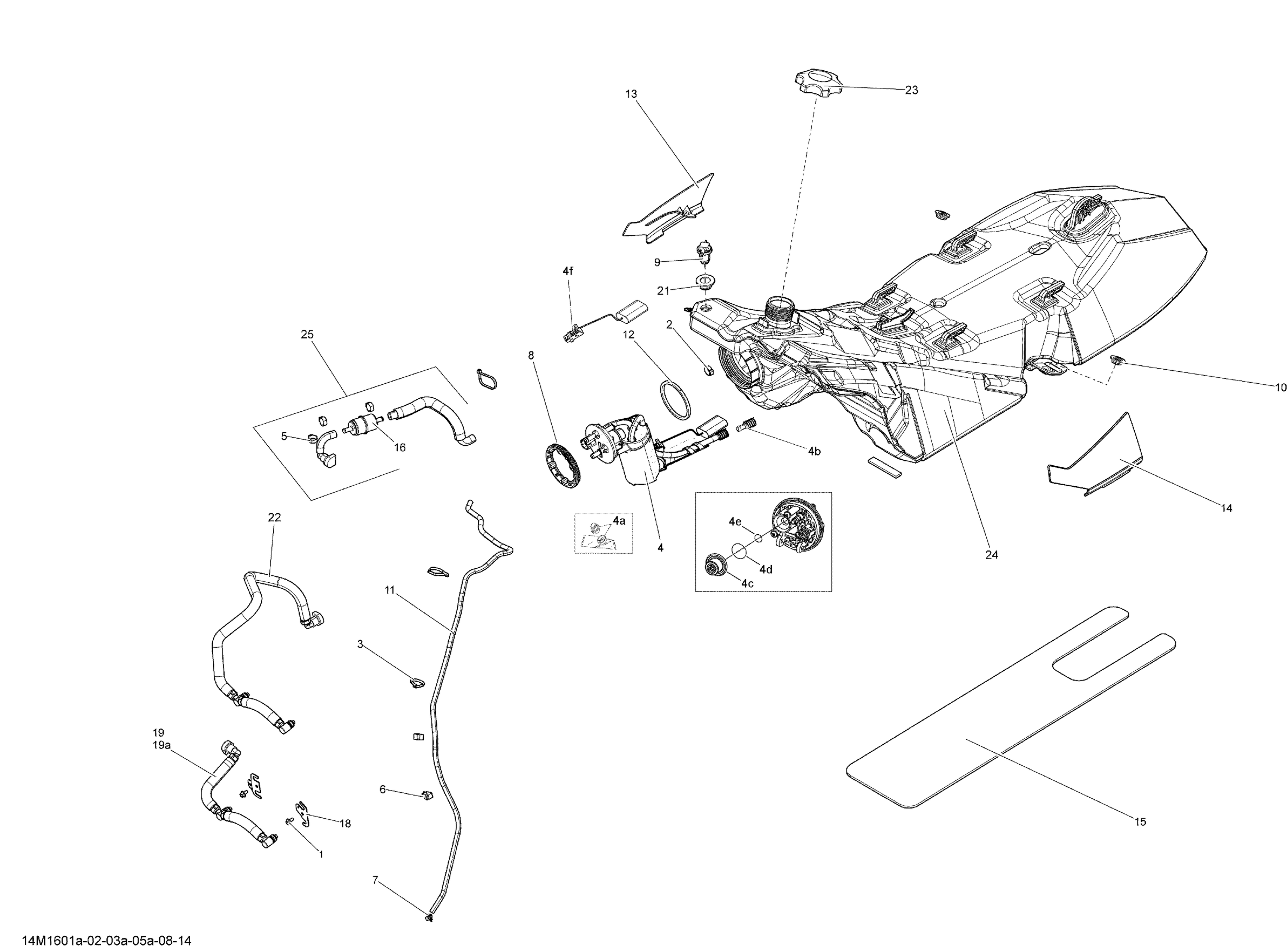 Fuel System - Except Package Sport