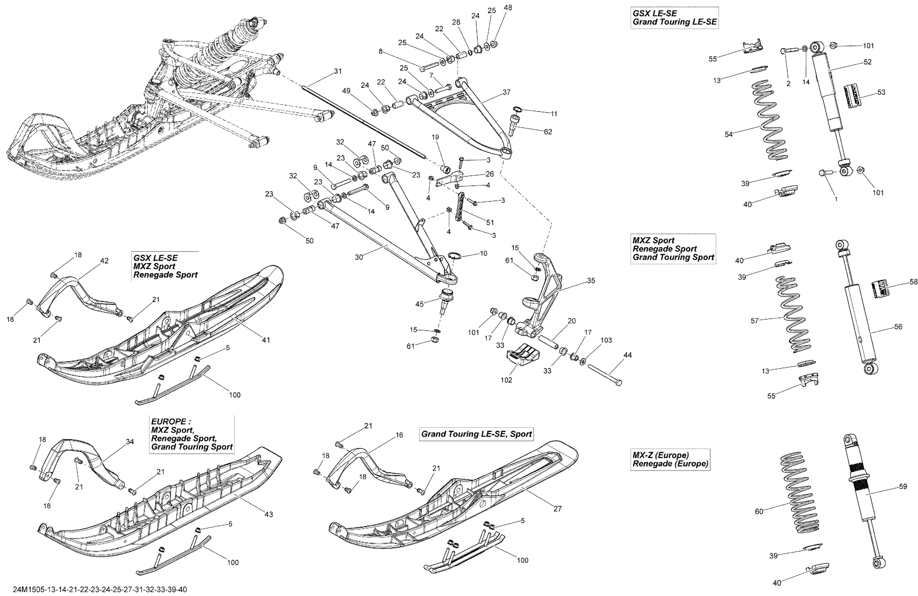 Front Suspension And Ski SE_24M1521