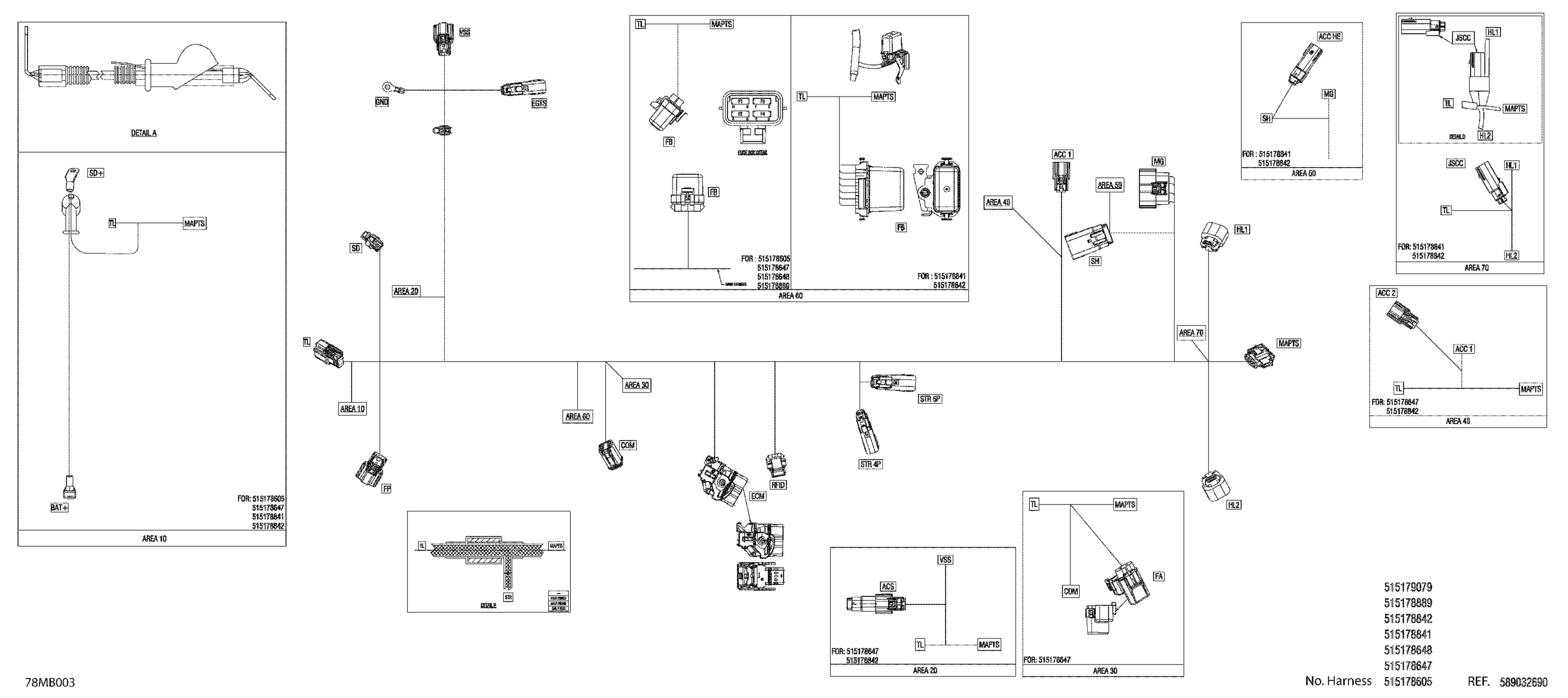 Electric - Main Harness - 515178605