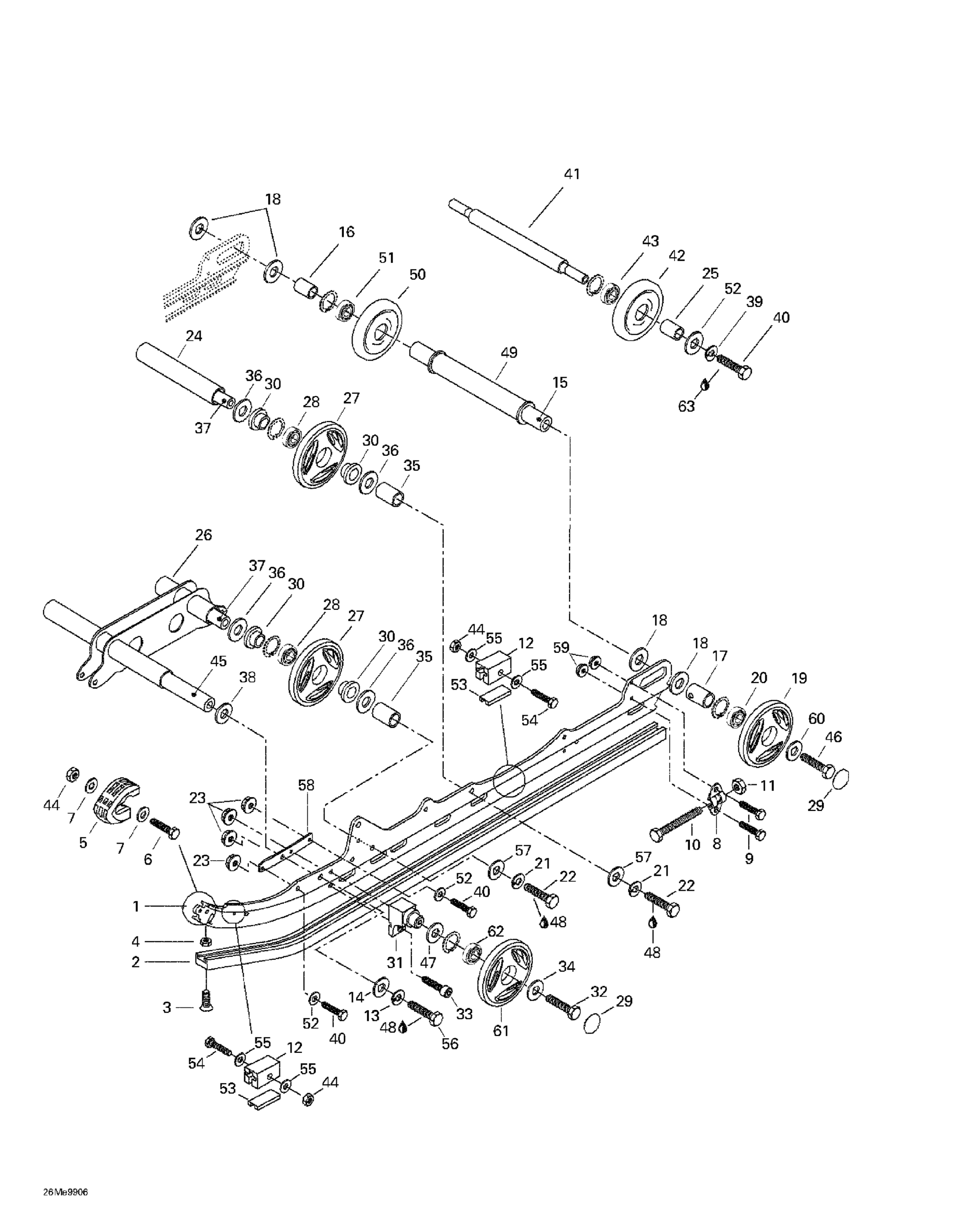 Схема узла: Rear Suspension