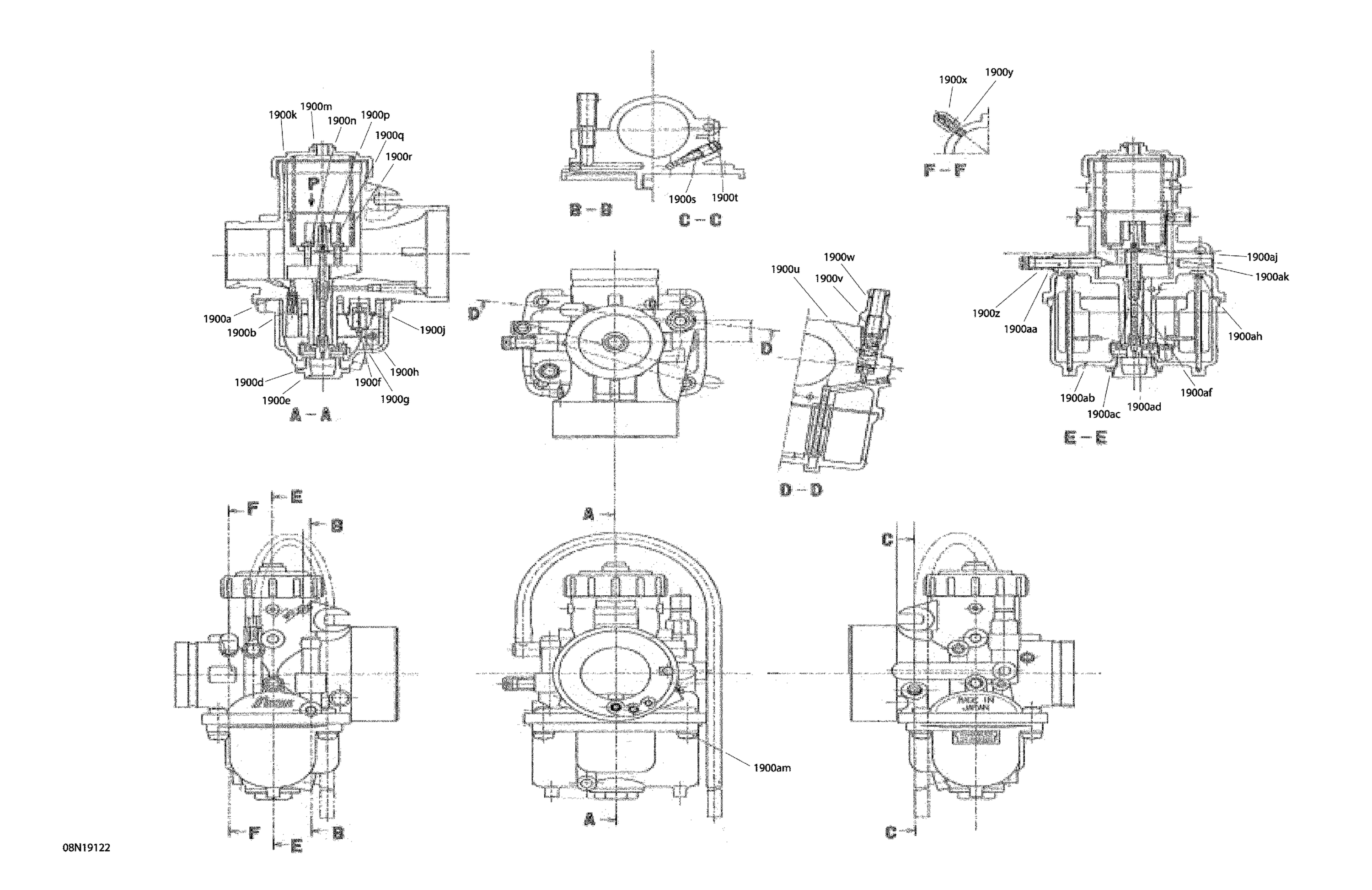 Engine - 550F - Carburator