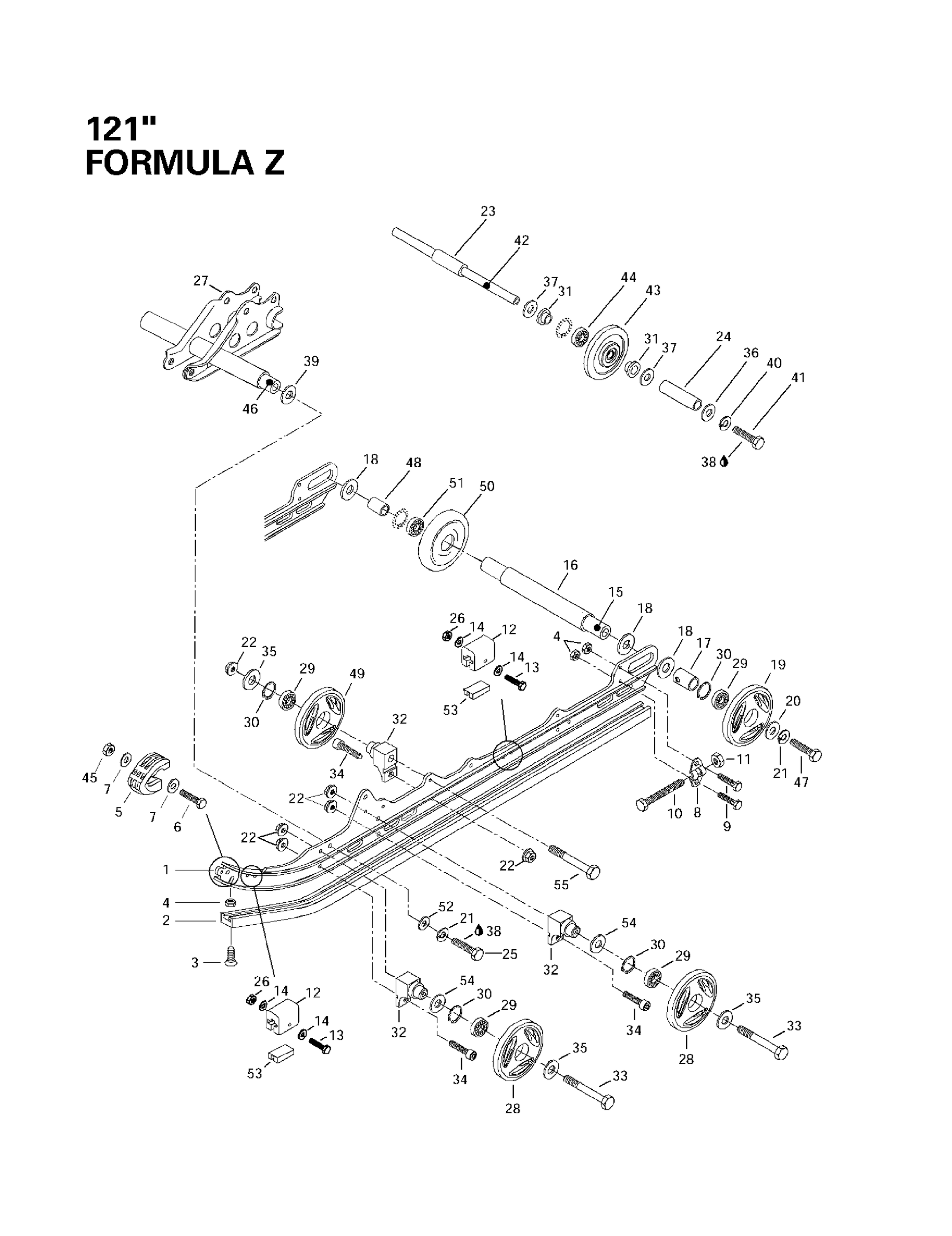 Rear Suspension (121”)