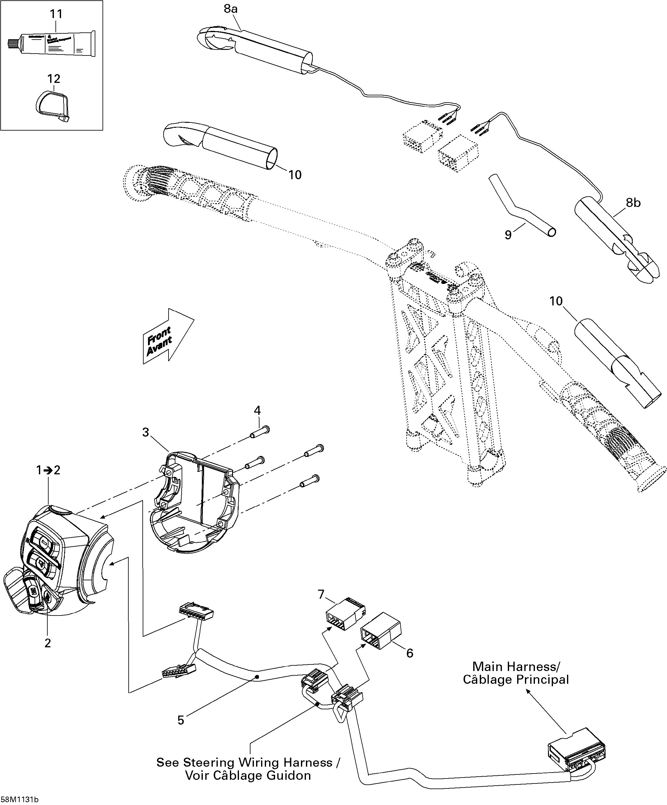 Схема узла: Electrical Accessories, Steering Sport, LT