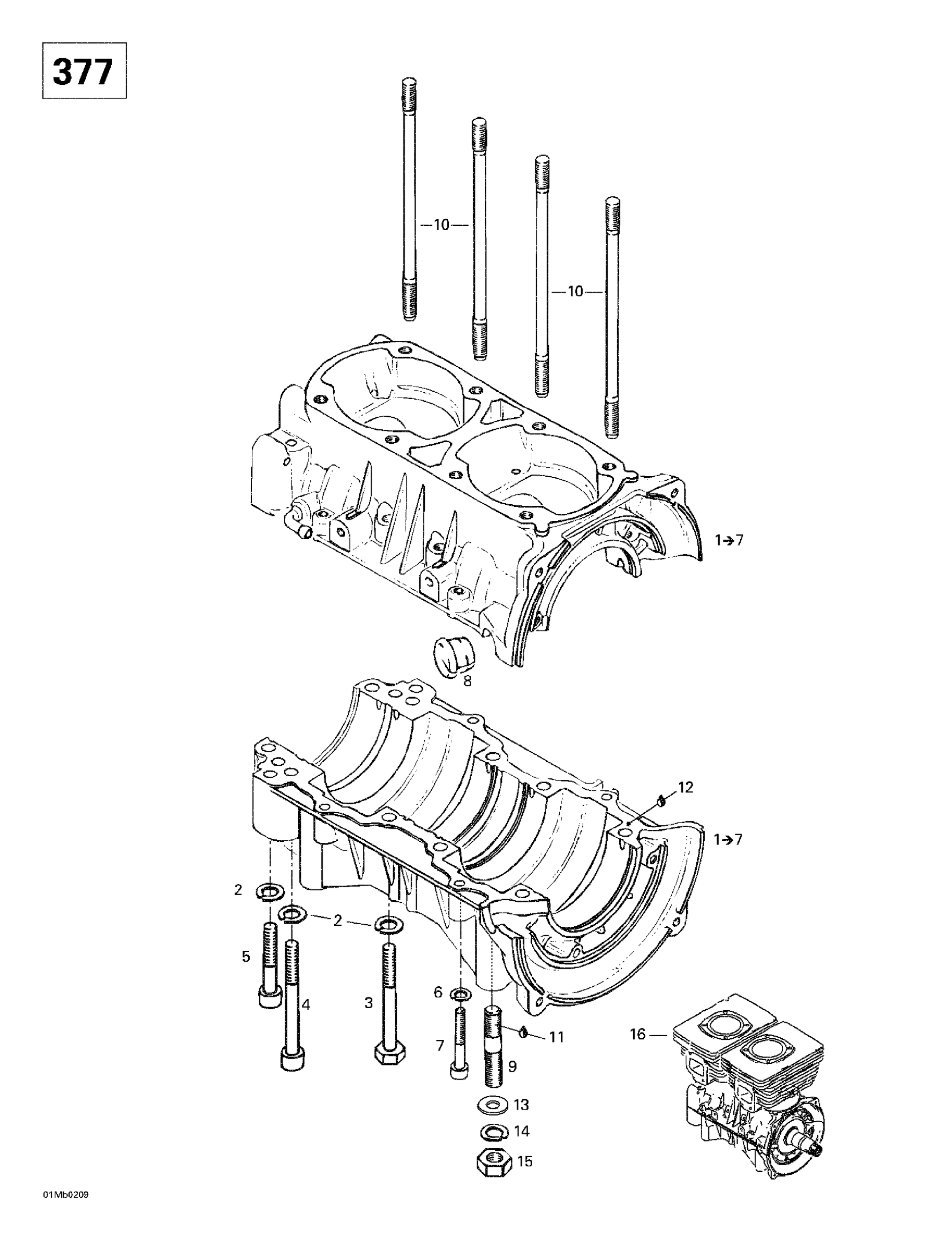 Crankcase (377)