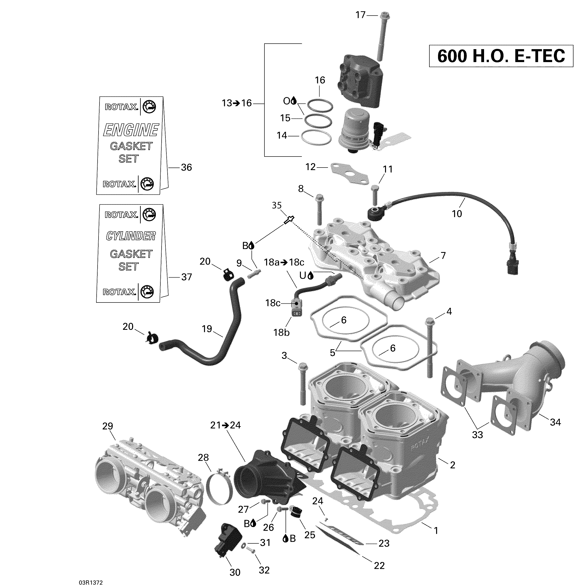 Схема узла: Cylinder And Cylinder Head LE