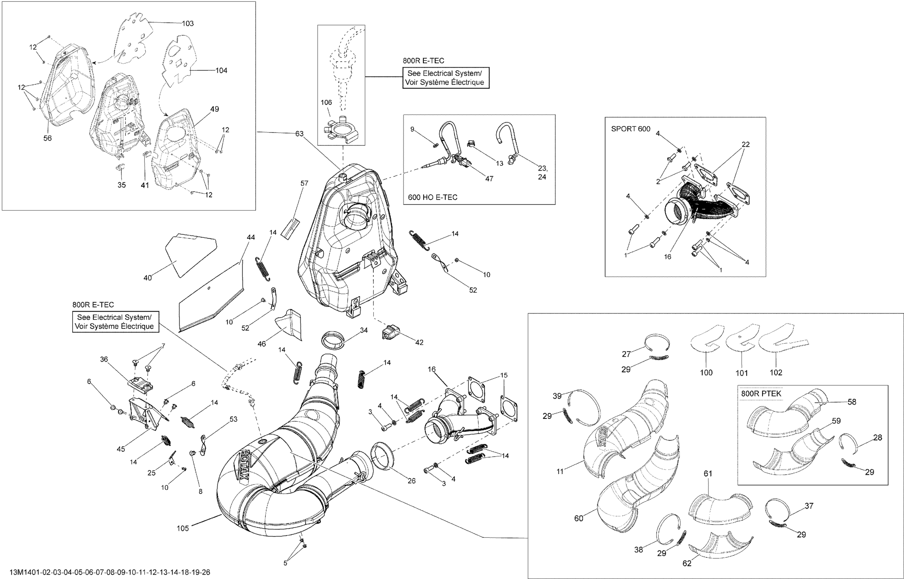 Exhaust System 600HOETEC