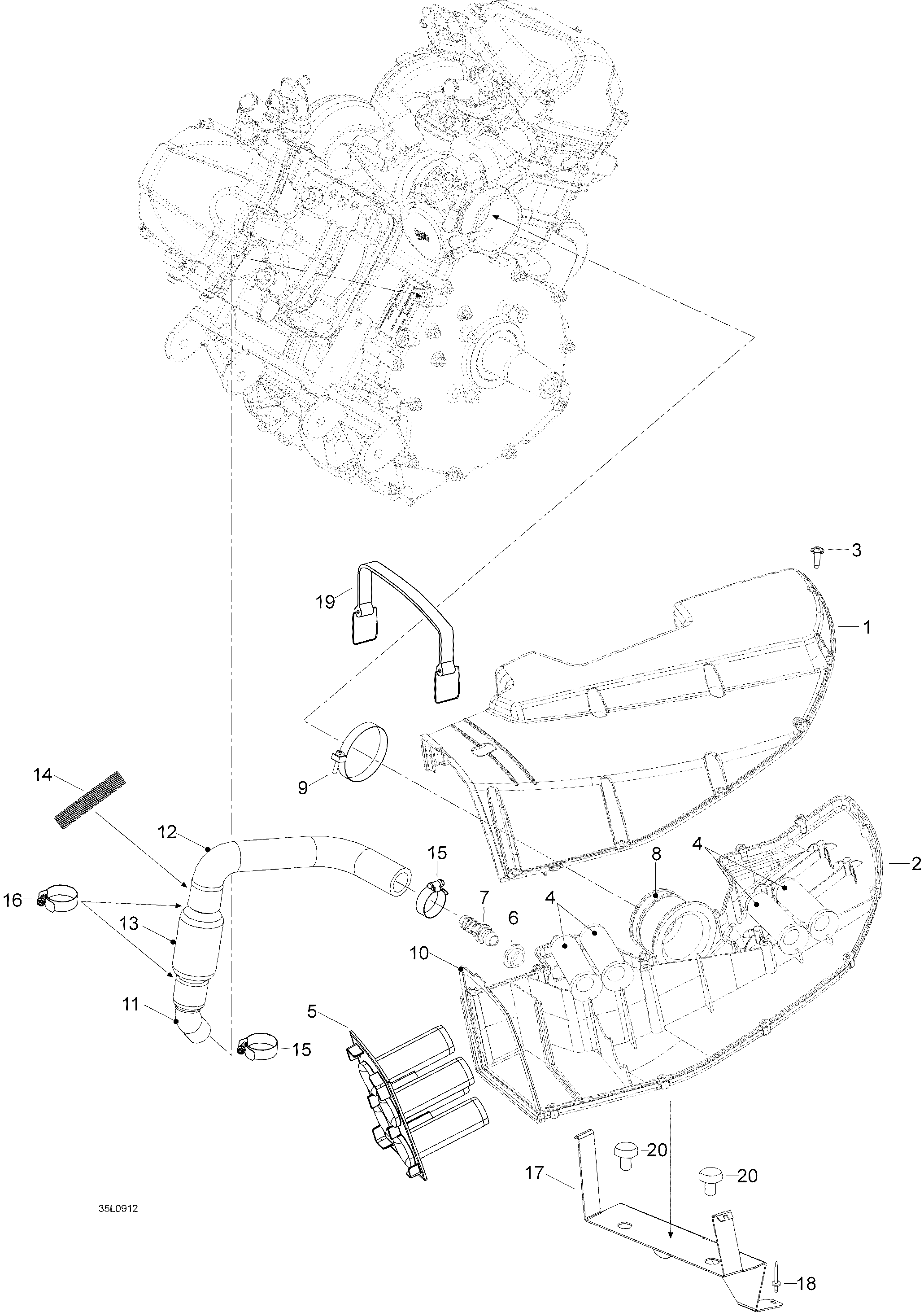 Схема узла: Air Intake System