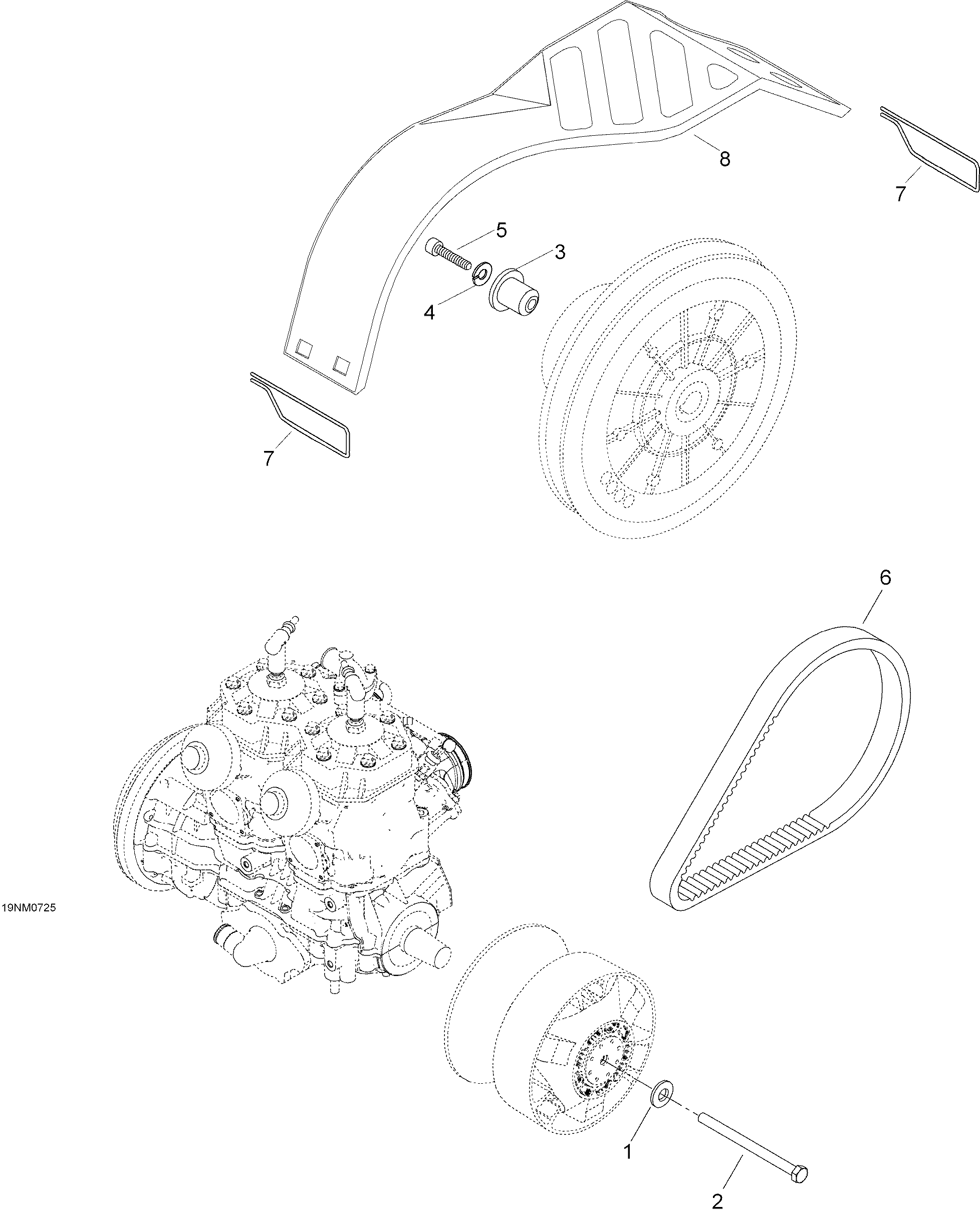 Схема узла: Pulley System