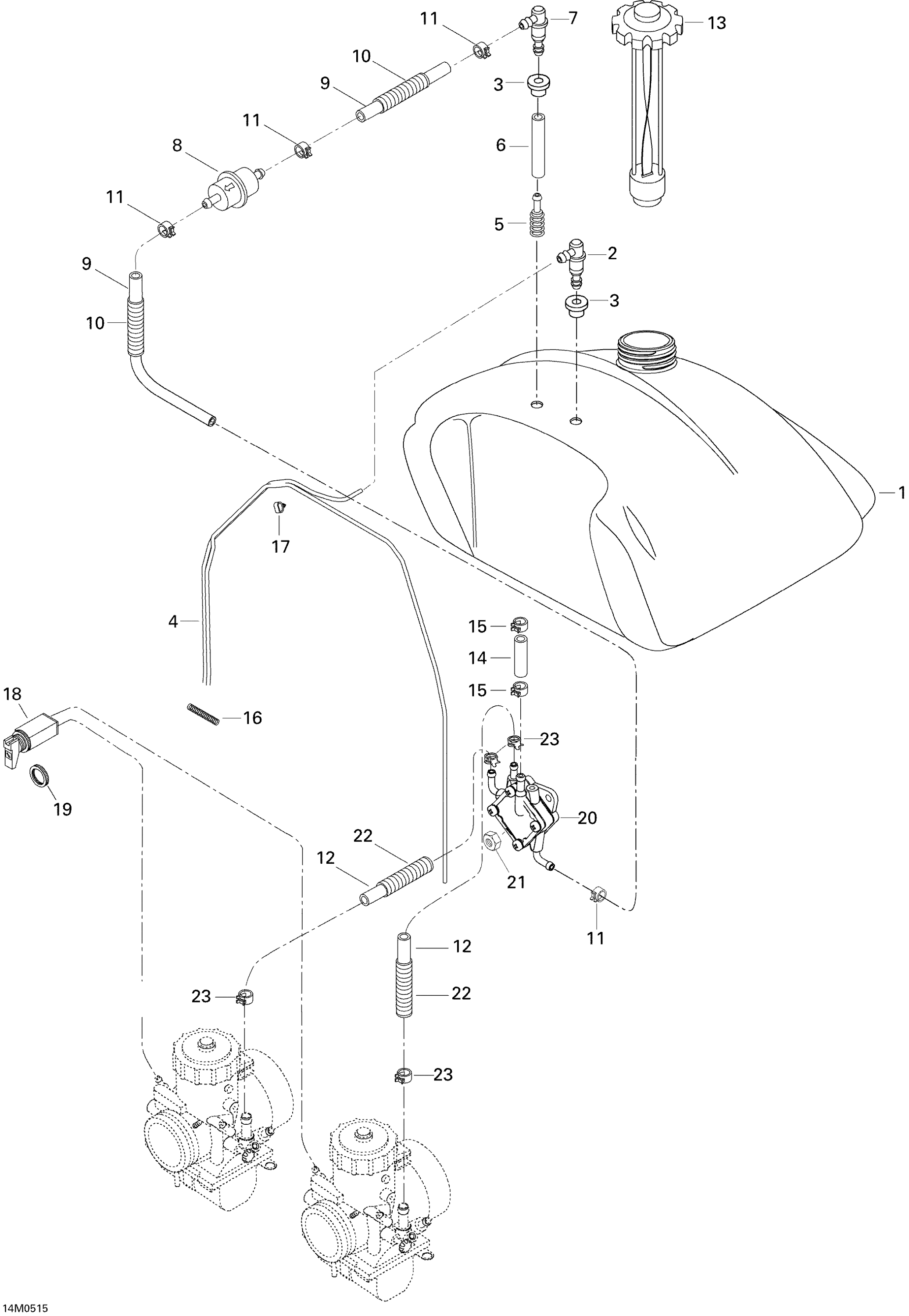 Fuel System 600 SUV