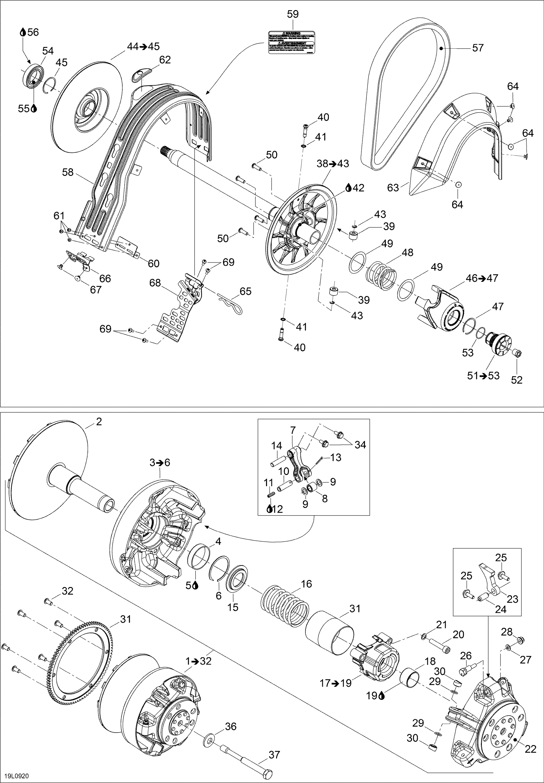 Схема узла: Pulley System