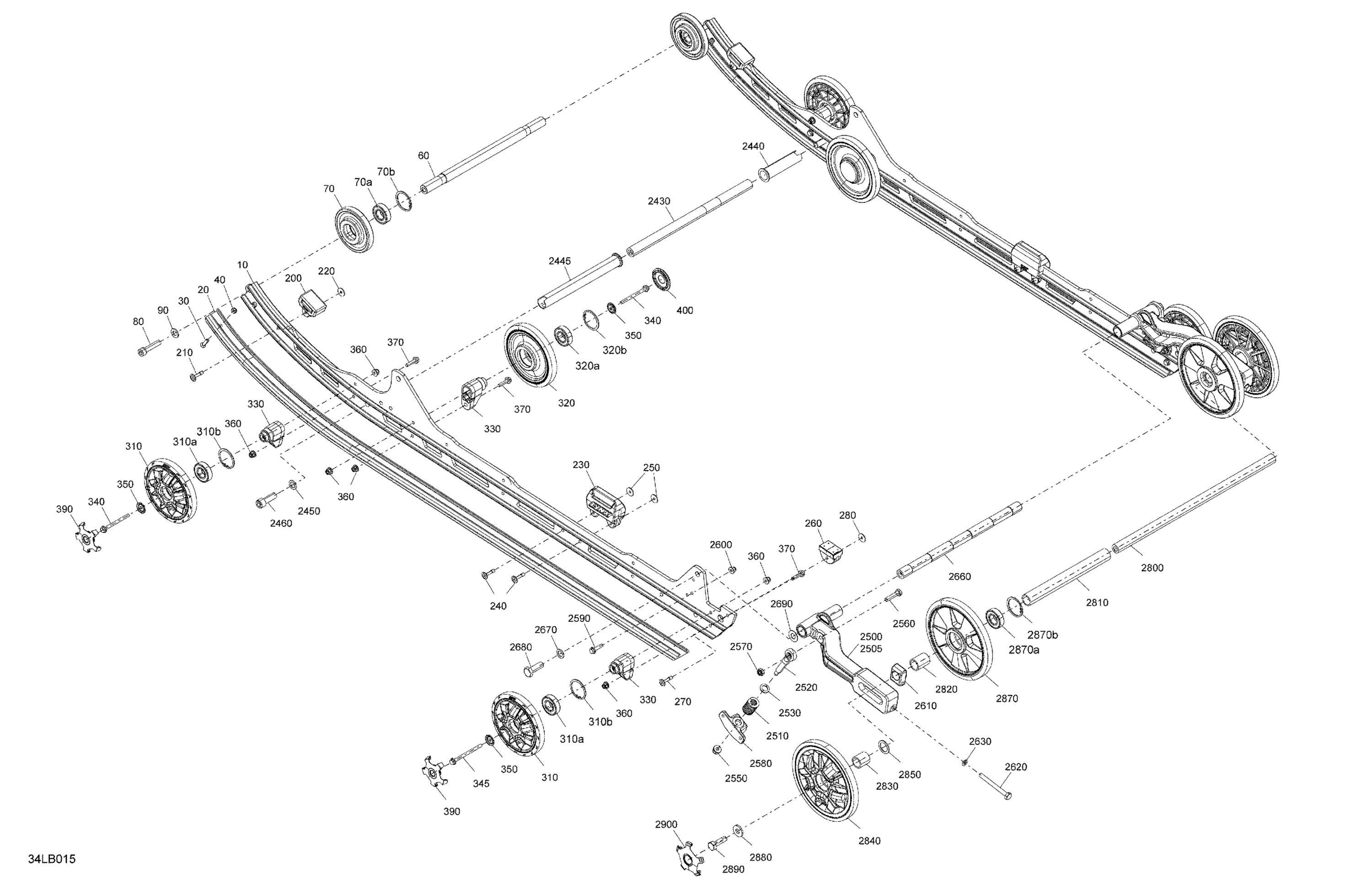 Suspension - Rear - Lower Section - Track Profile 1.75