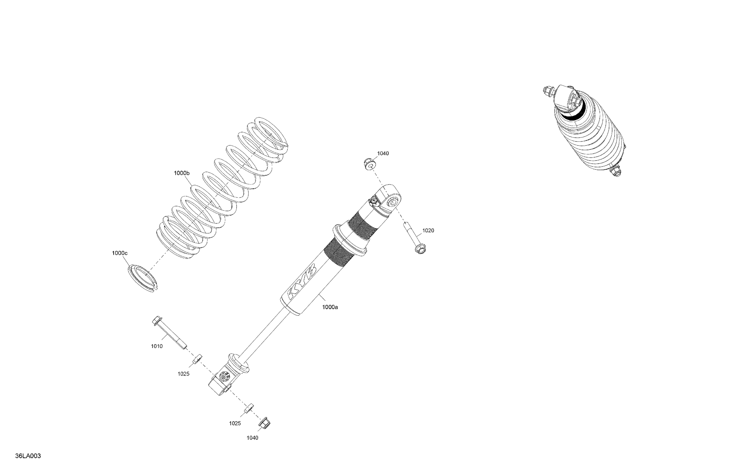 Схема узла: Suspension - Front Shocks