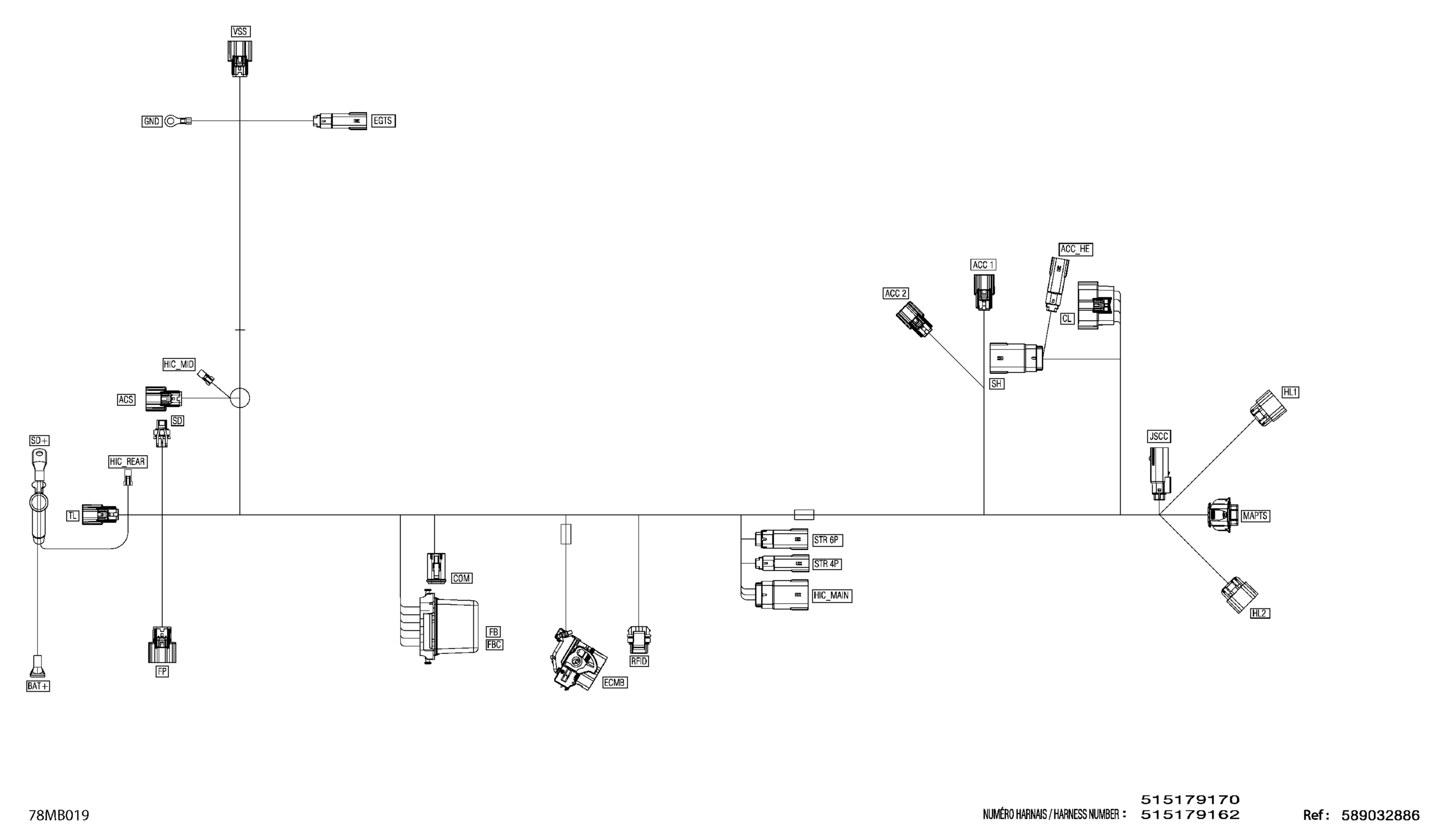 Electric - Main Harness - 515179170