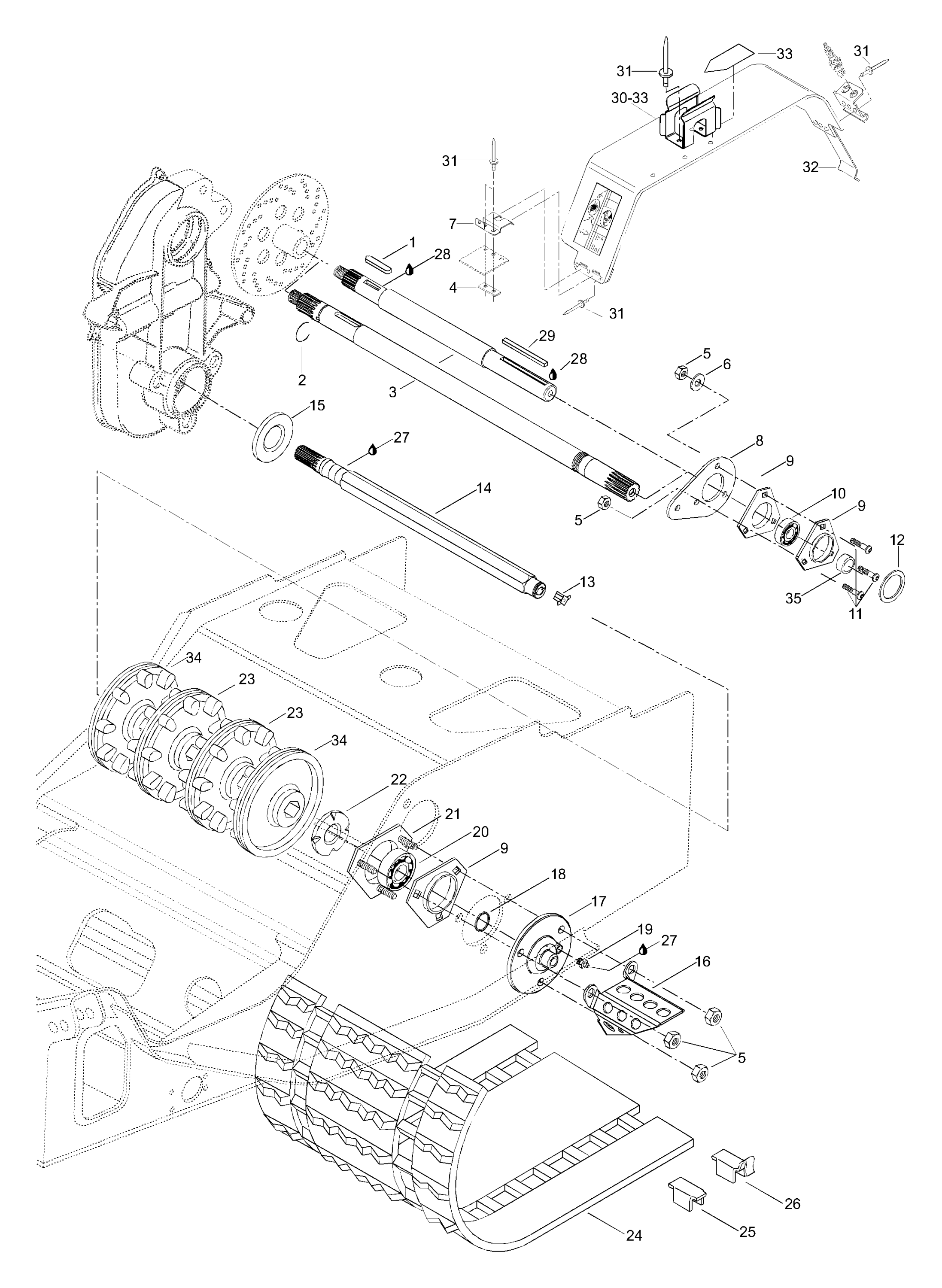 Схема узла: Drive Axle