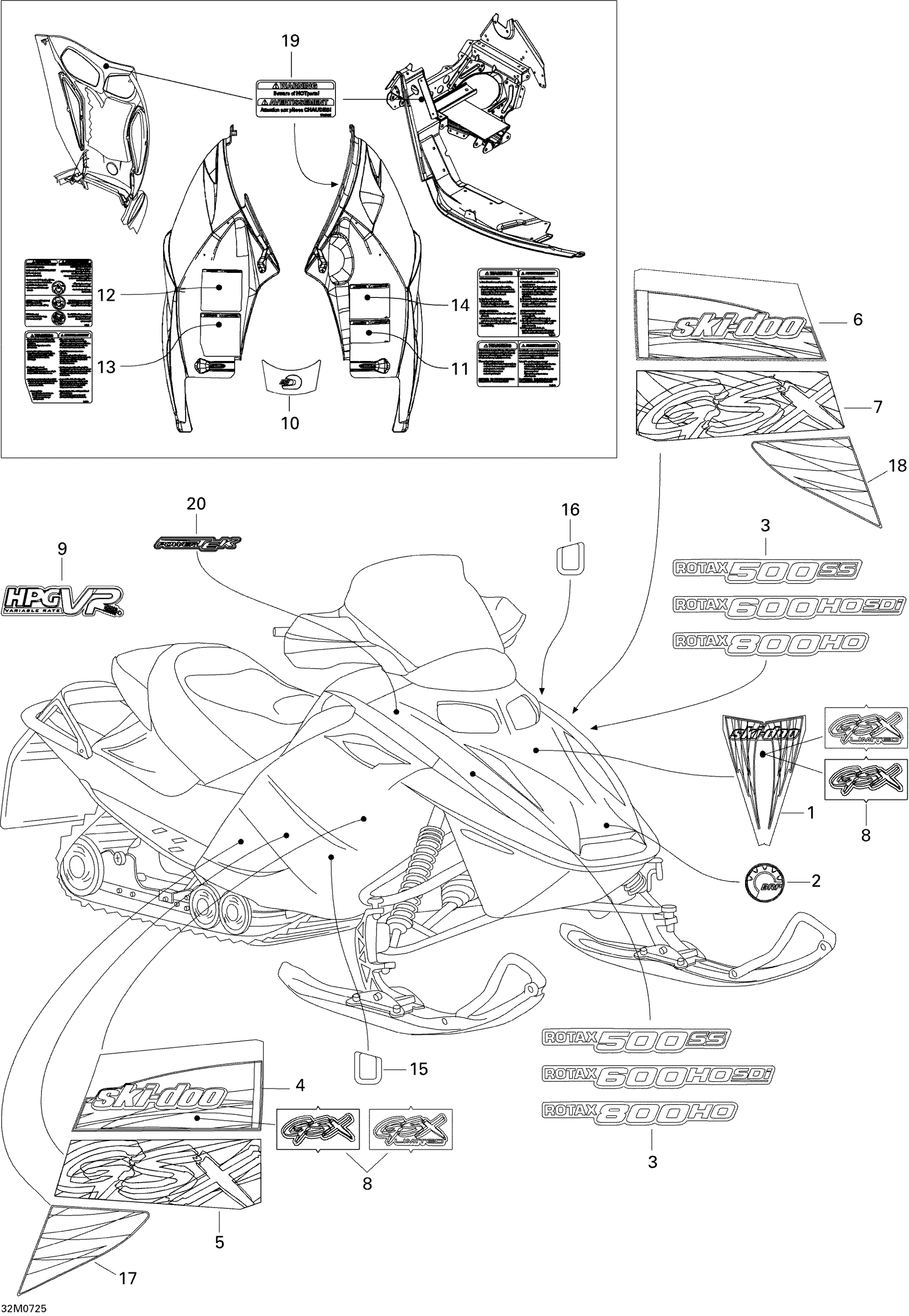 Decals 500 SS