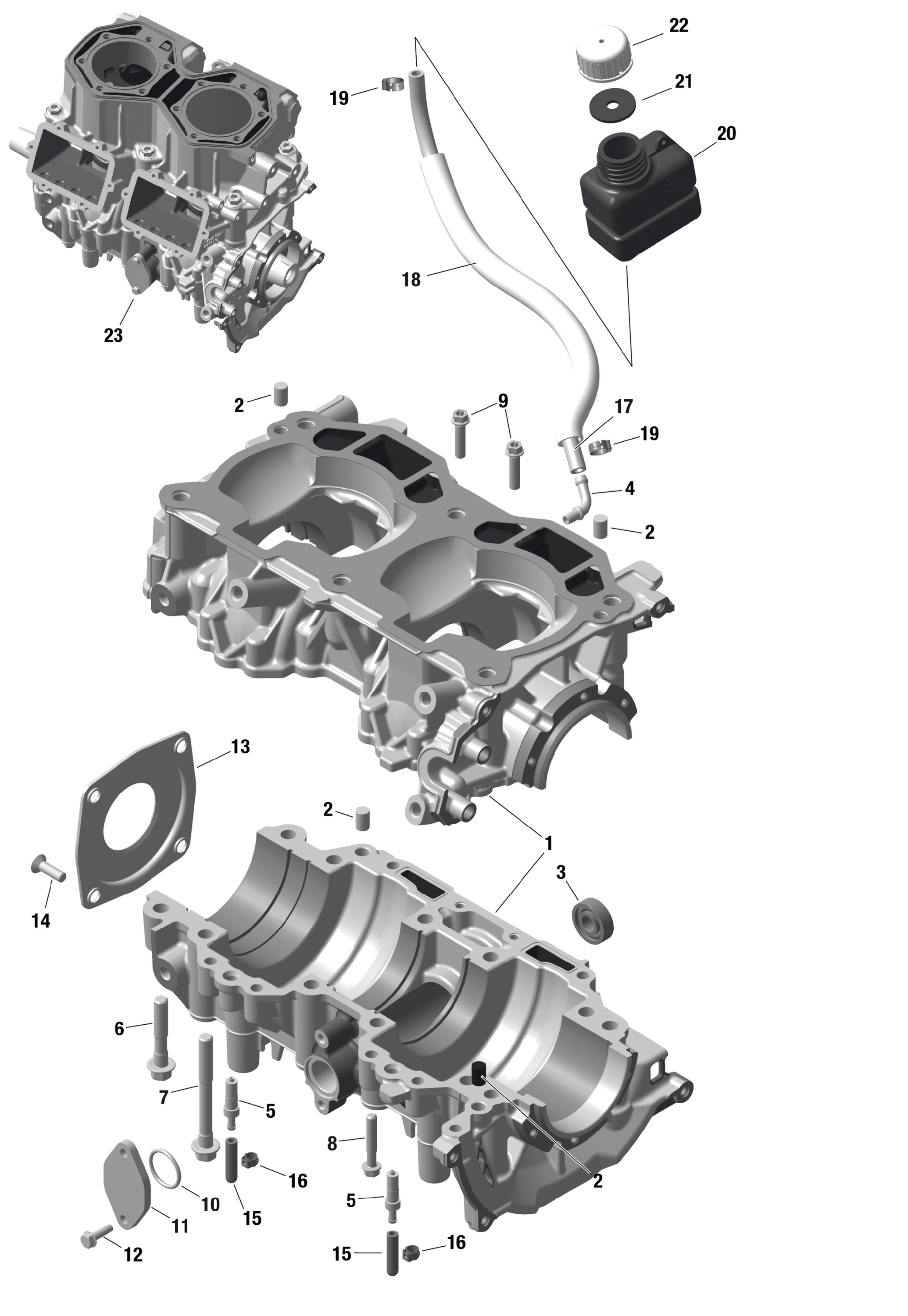 ROTAX - Crankcase